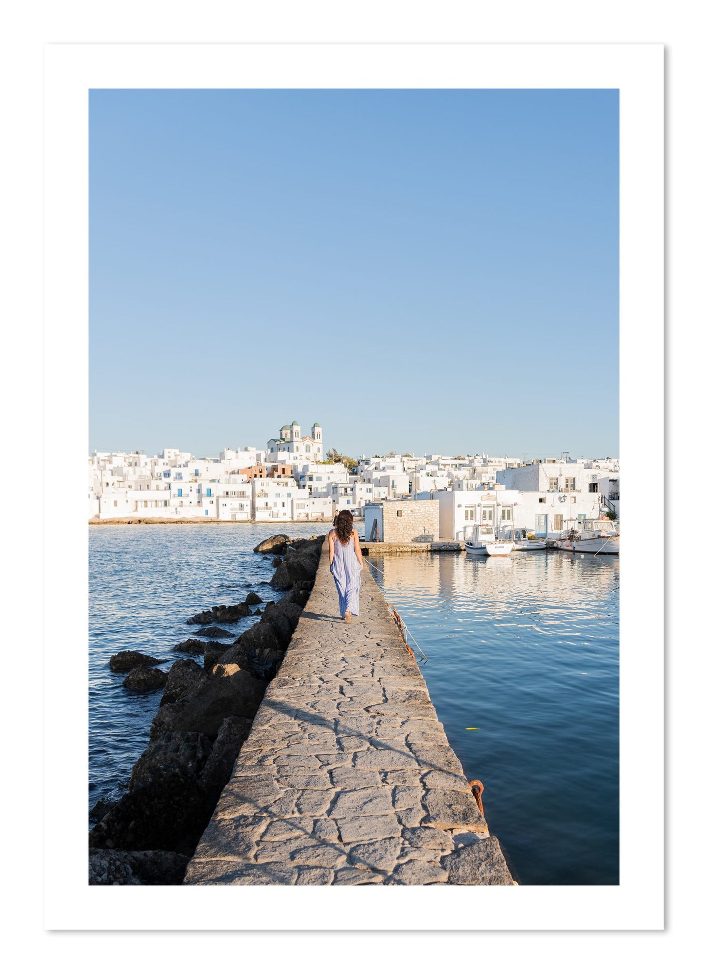 Fine art print of Path To Paros by Dylan Ozanich, unframed