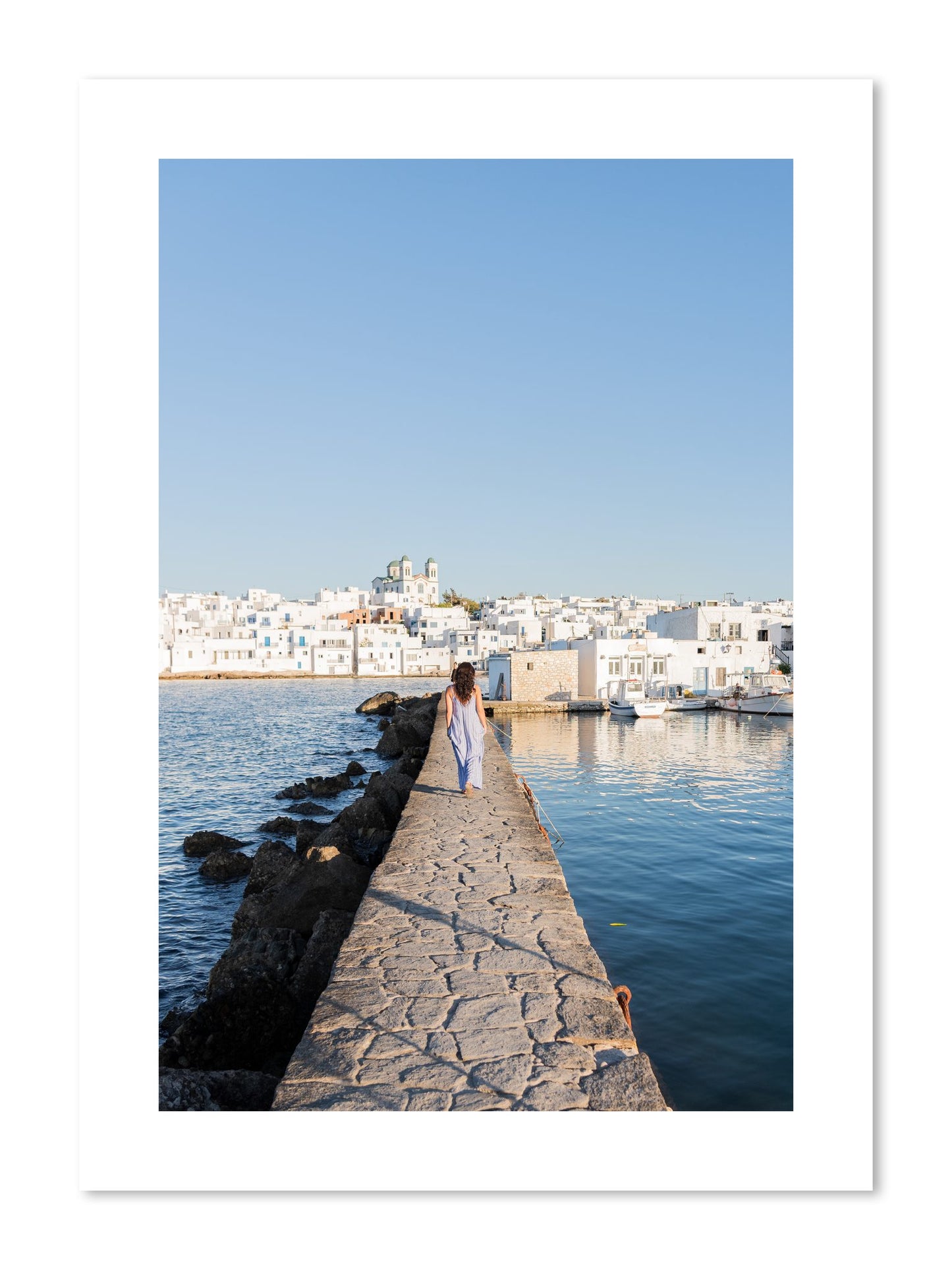 Fine art print of Path To Paros by Dylan Ozanich, unframed