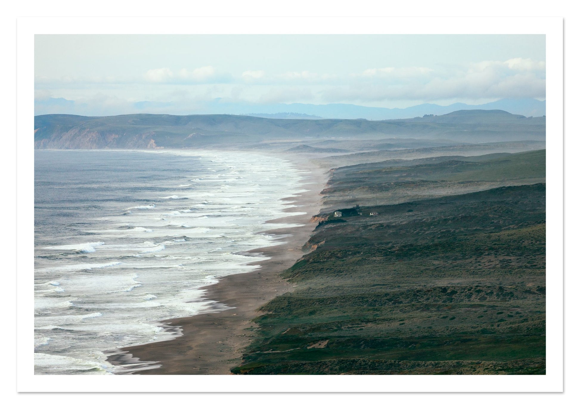 Fine art print of Point Reyes Ranch by Dylan Ozanich, unframed