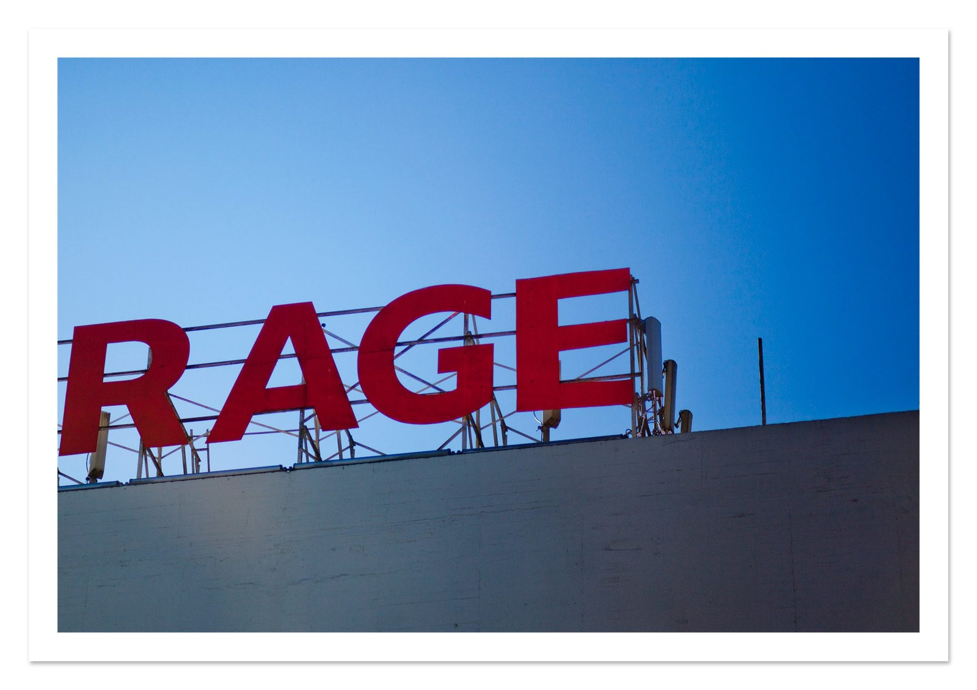 Fine art print of Rage by Dylan Ozanich, unframed