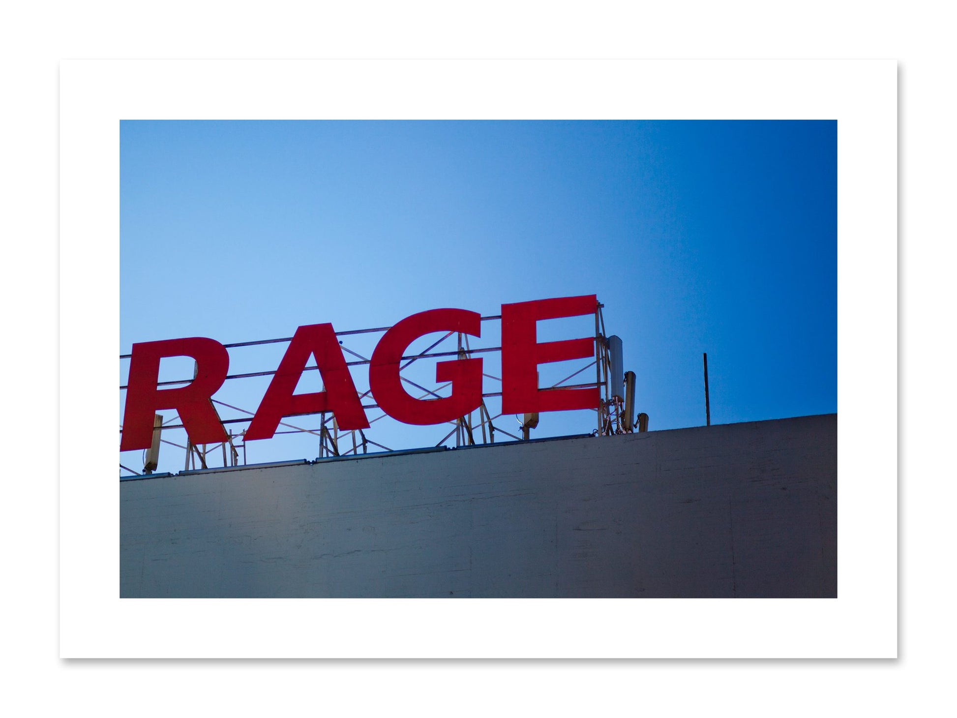 Fine art print of Rage by Dylan Ozanich, unframed