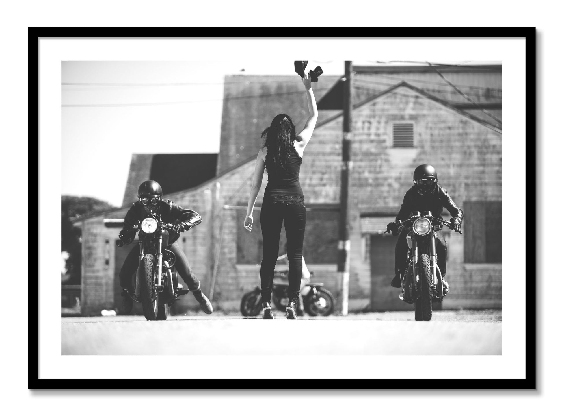Framed photograph of Ready Set by Dylan Ozanich, Black frame, Borders
