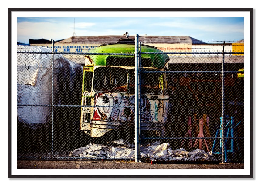 Retired by Dylan Ozanich, 48×72 print with a White Border in a Black Walnut frame