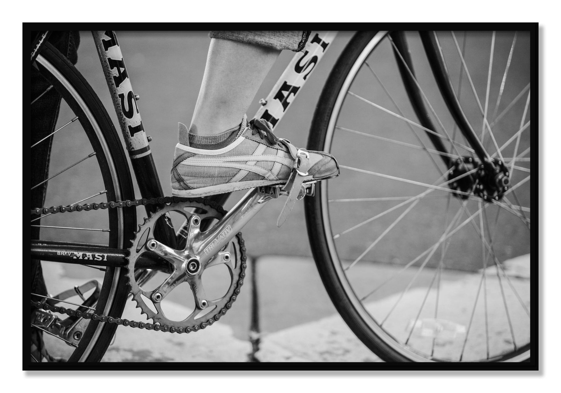 Framed photograph of Ride by Dylan Ozanich, Black frame, Full Bleed