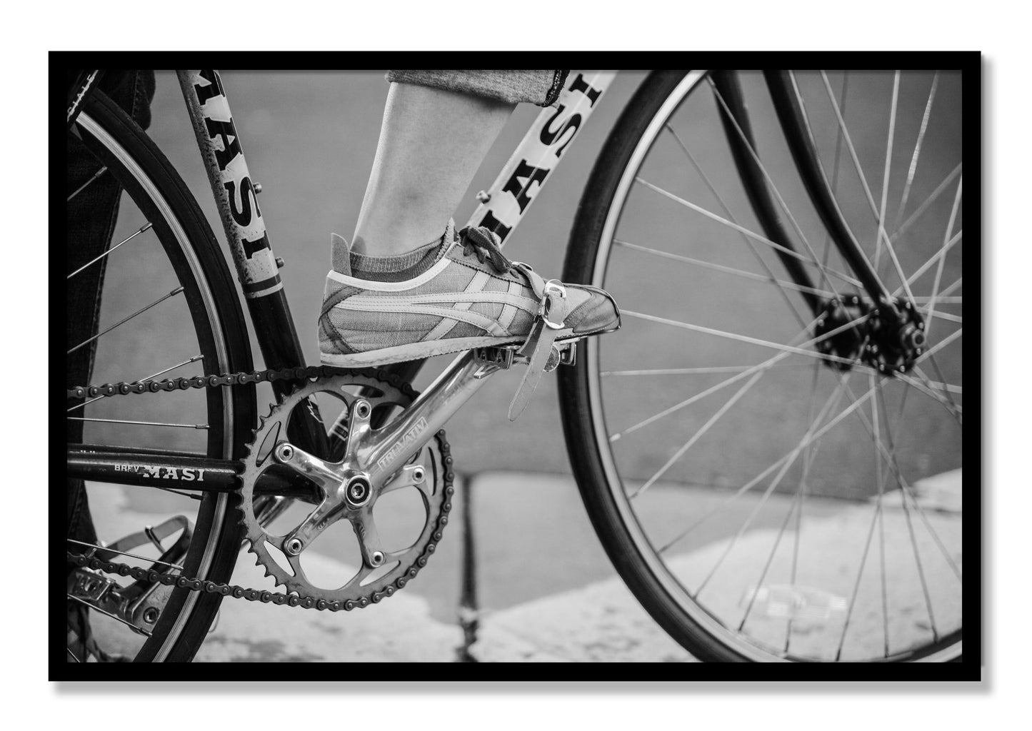 Framed photograph of Ride by Dylan Ozanich, Black frame, Full Bleed