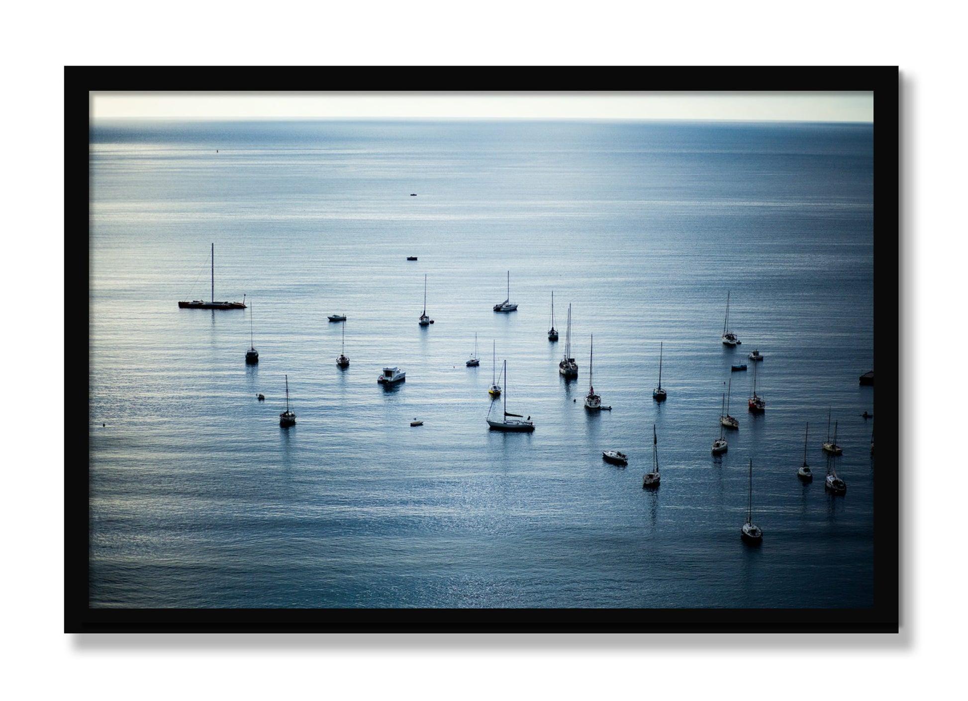 Framed photograph of Sea Scape by Dylan Ozanich, Black frame, Full Bleed