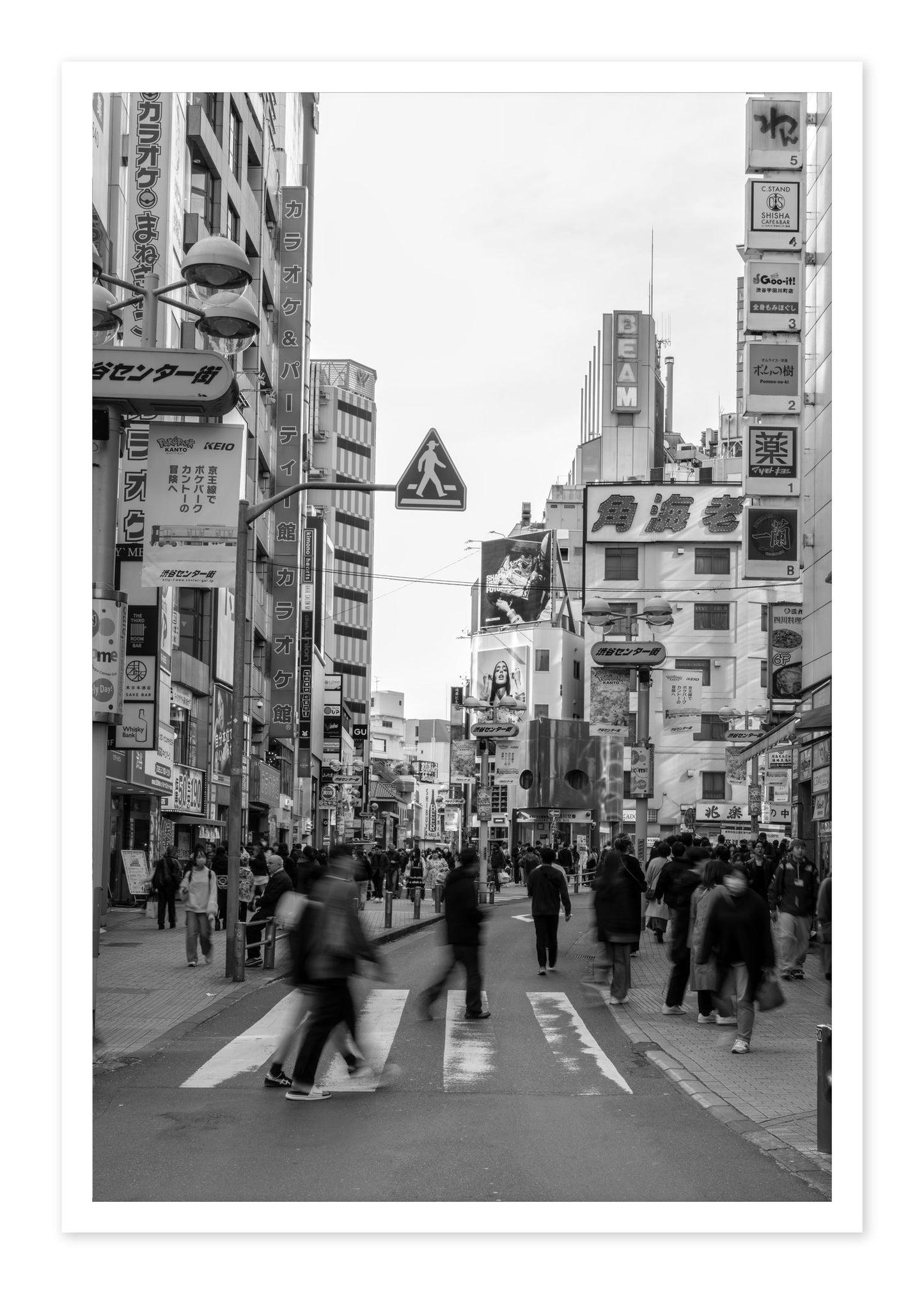 Shibuya by Dylan Ozanich, 48×72 Fine Art Pigment Print on Hahnemühle Cotton Rag Paper, unframed