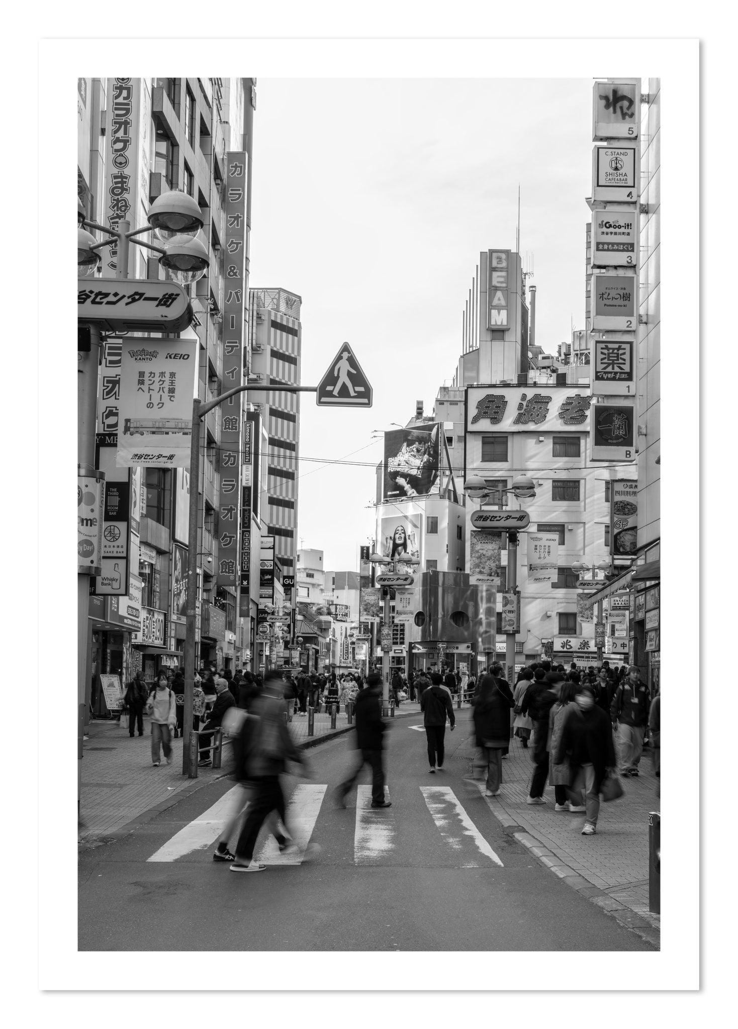 Fine art print of Shibuya by Dylan Ozanich, unframed