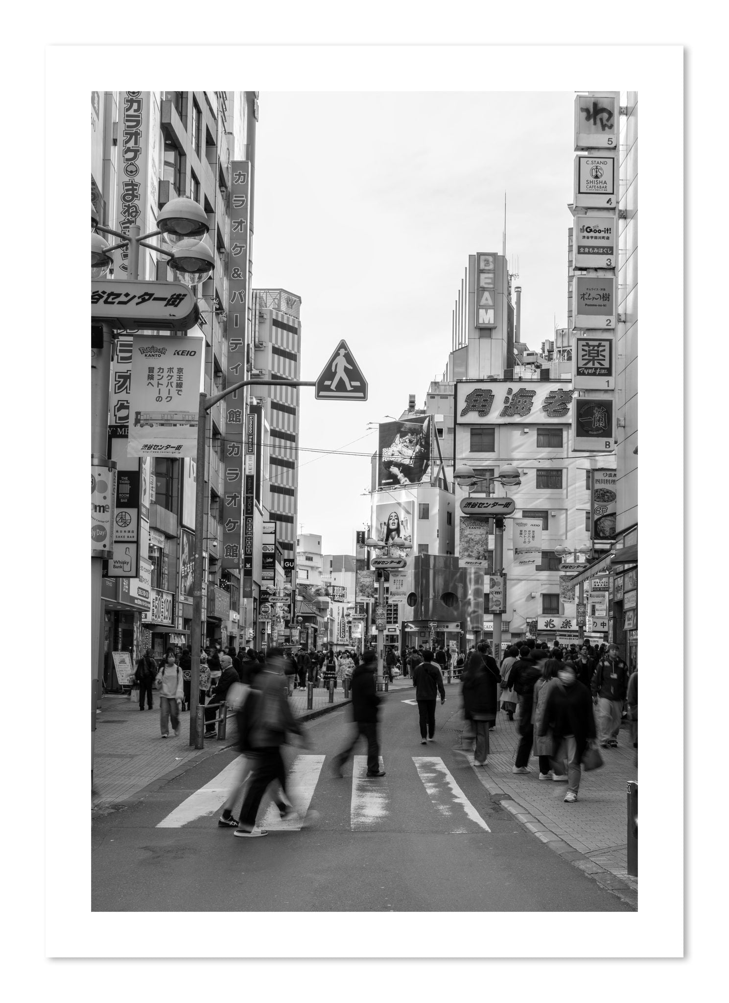 Fine art print of Shibuya by Dylan Ozanich, unframed