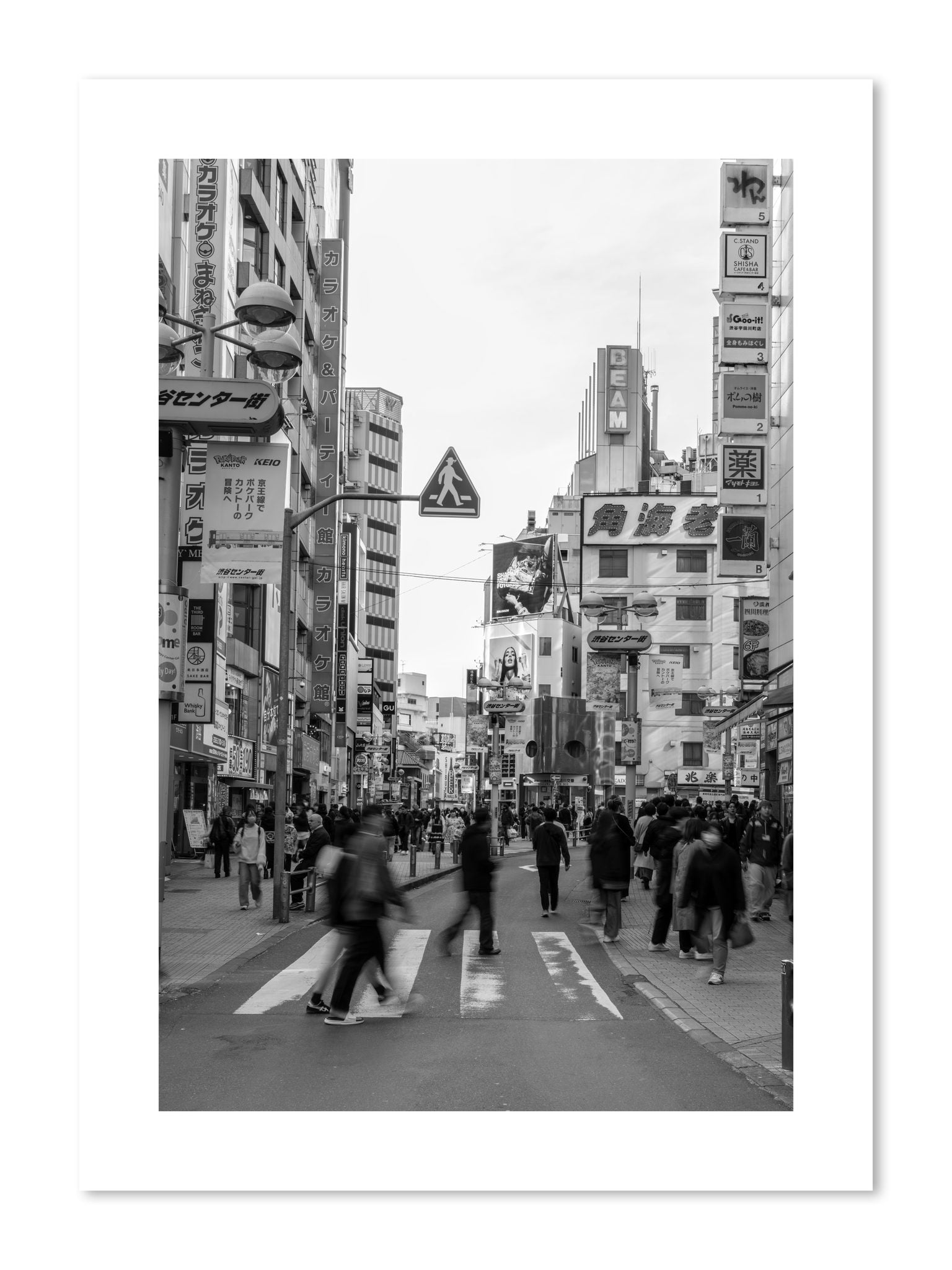 Fine art print of Shibuya by Dylan Ozanich, unframed