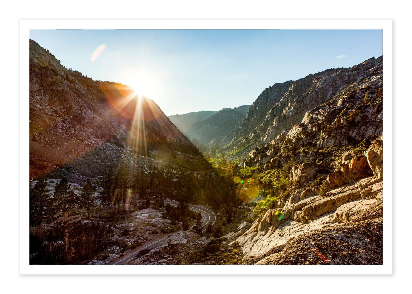 Sierra Nevadas by Dylan Ozanich, 48×72 Fine Art Pigment Print on Hahnemühle Cotton Rag Paper, unframed