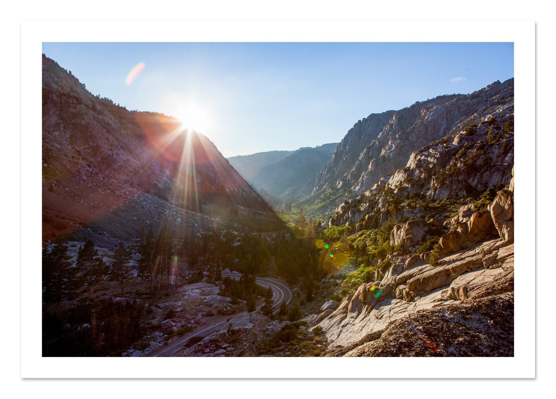 Fine art print of Sierra Nevadas by Dylan Ozanich, unframed