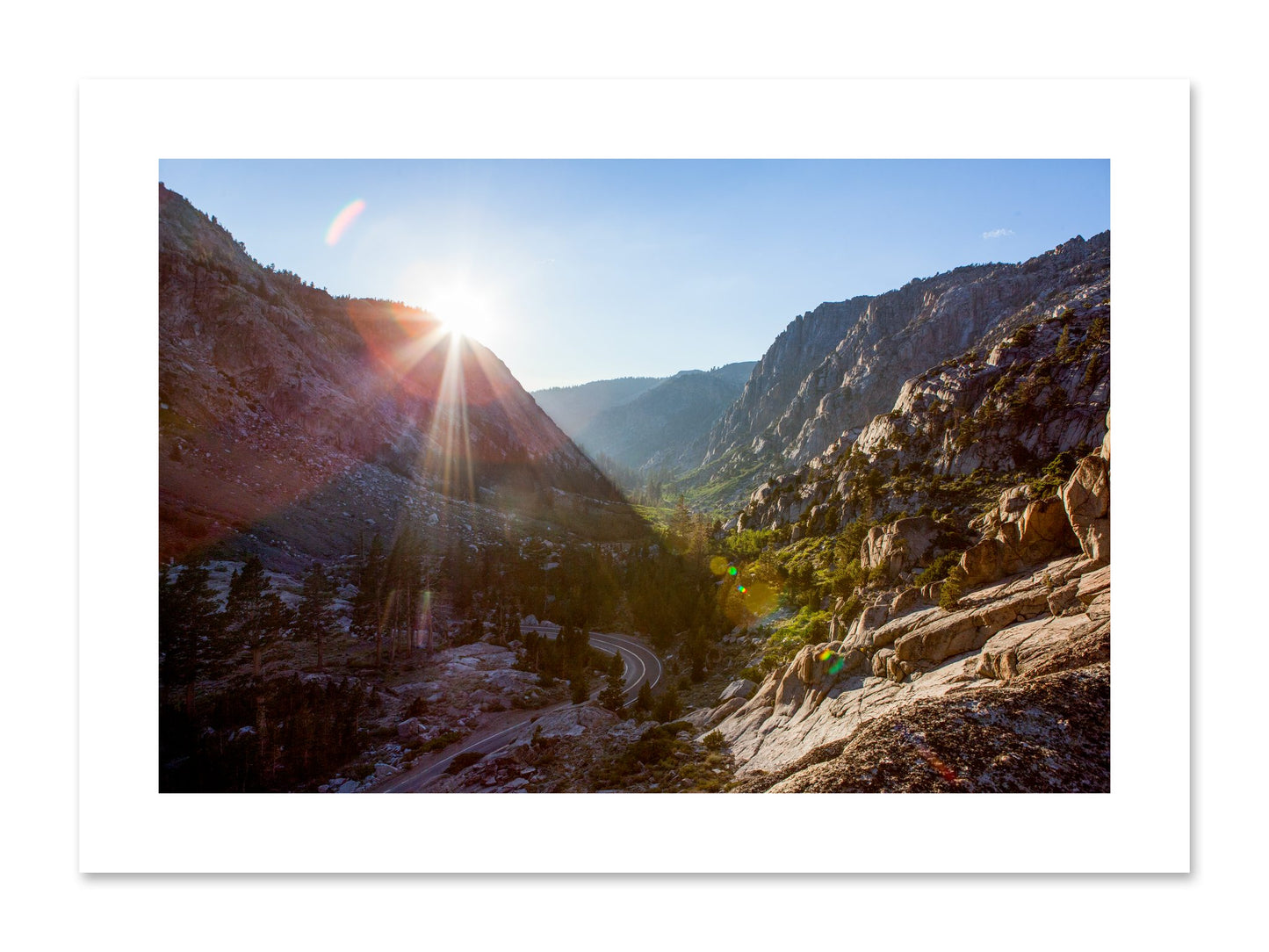 Fine art print of Sierra Nevadas by Dylan Ozanich, unframed