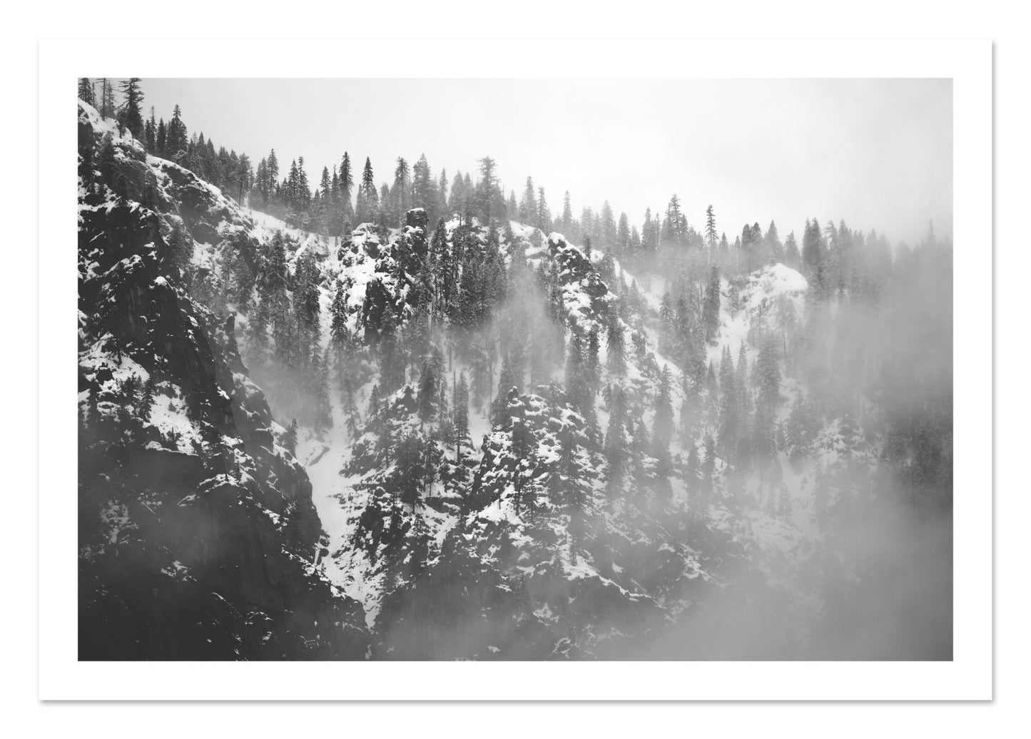 Fine art print of SIerra Snow by Dylan Ozanich, unframed