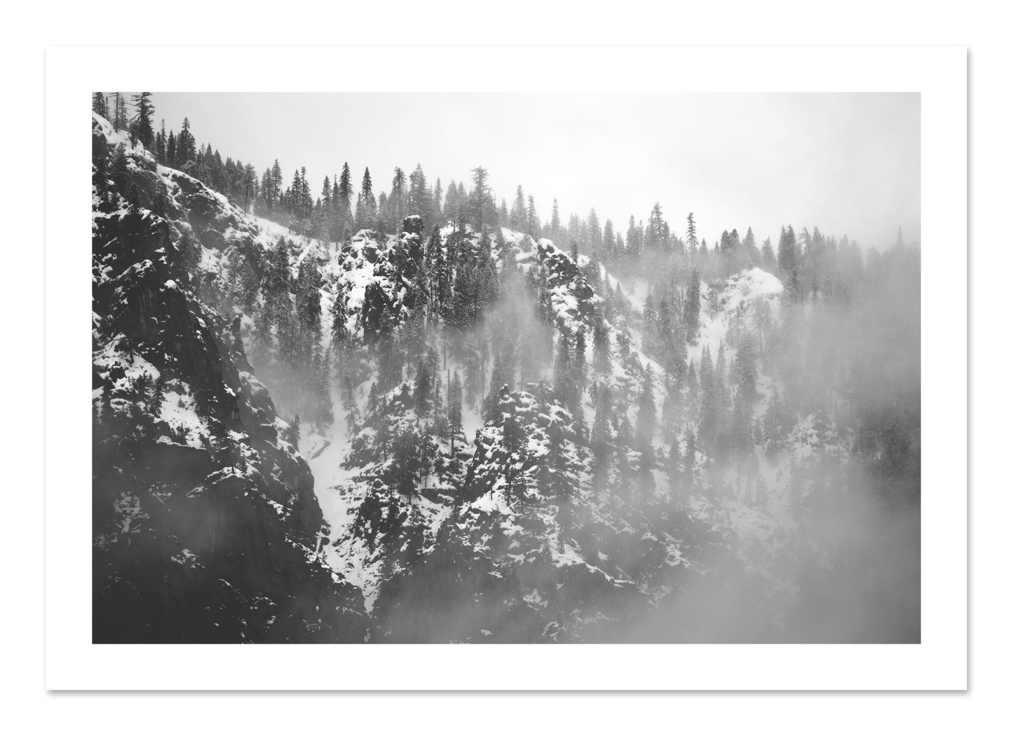 Fine art print of SIerra Snow by Dylan Ozanich, unframed