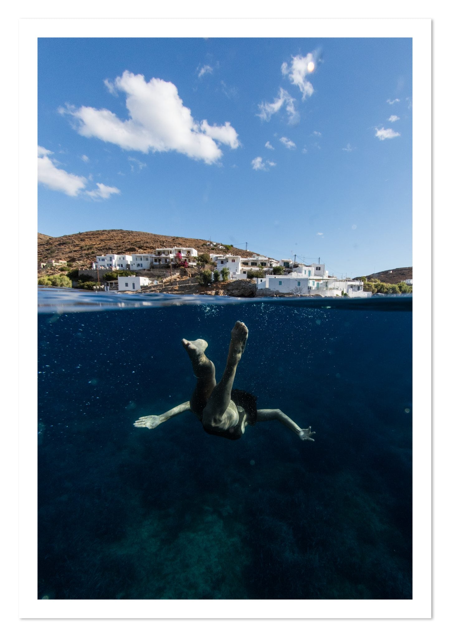 Fine art print of Split Sea by Dylan Ozanich, unframed