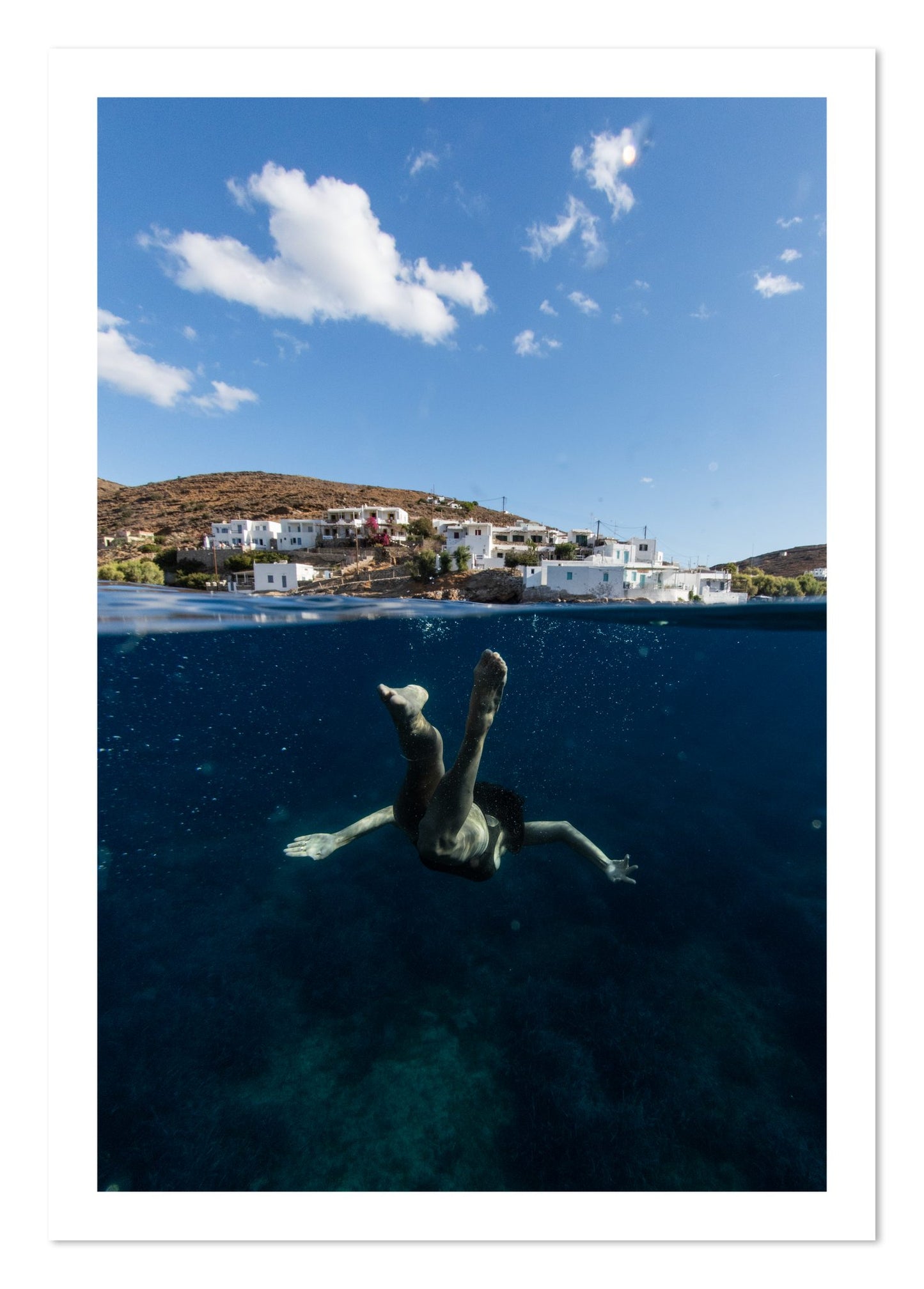 Fine art print of Split Sea by Dylan Ozanich, unframed
