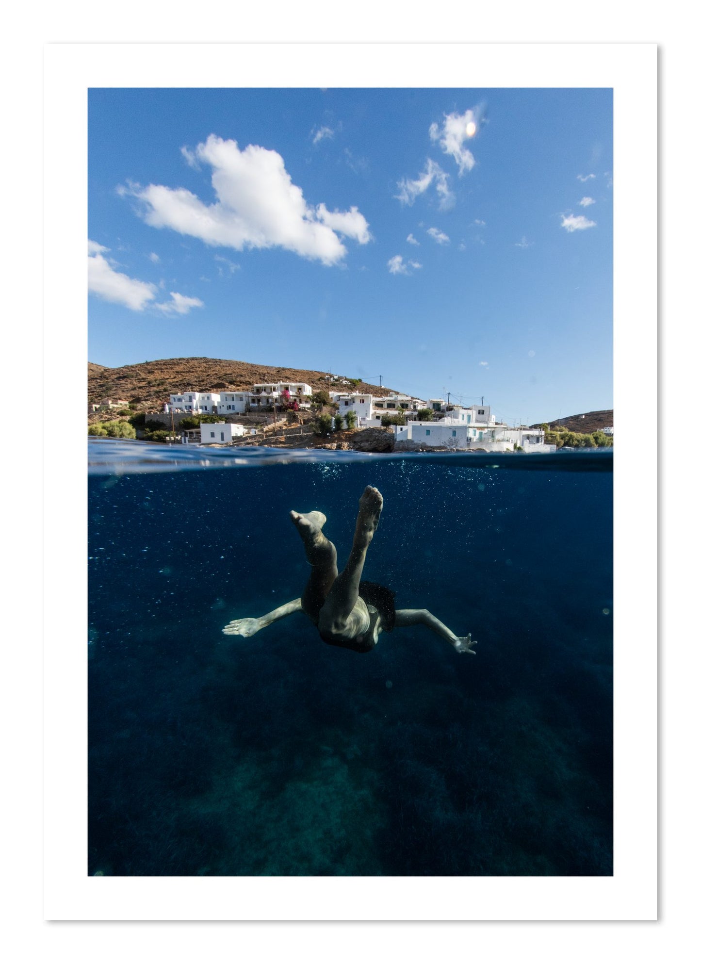 Fine art print of Split Sea by Dylan Ozanich, unframed