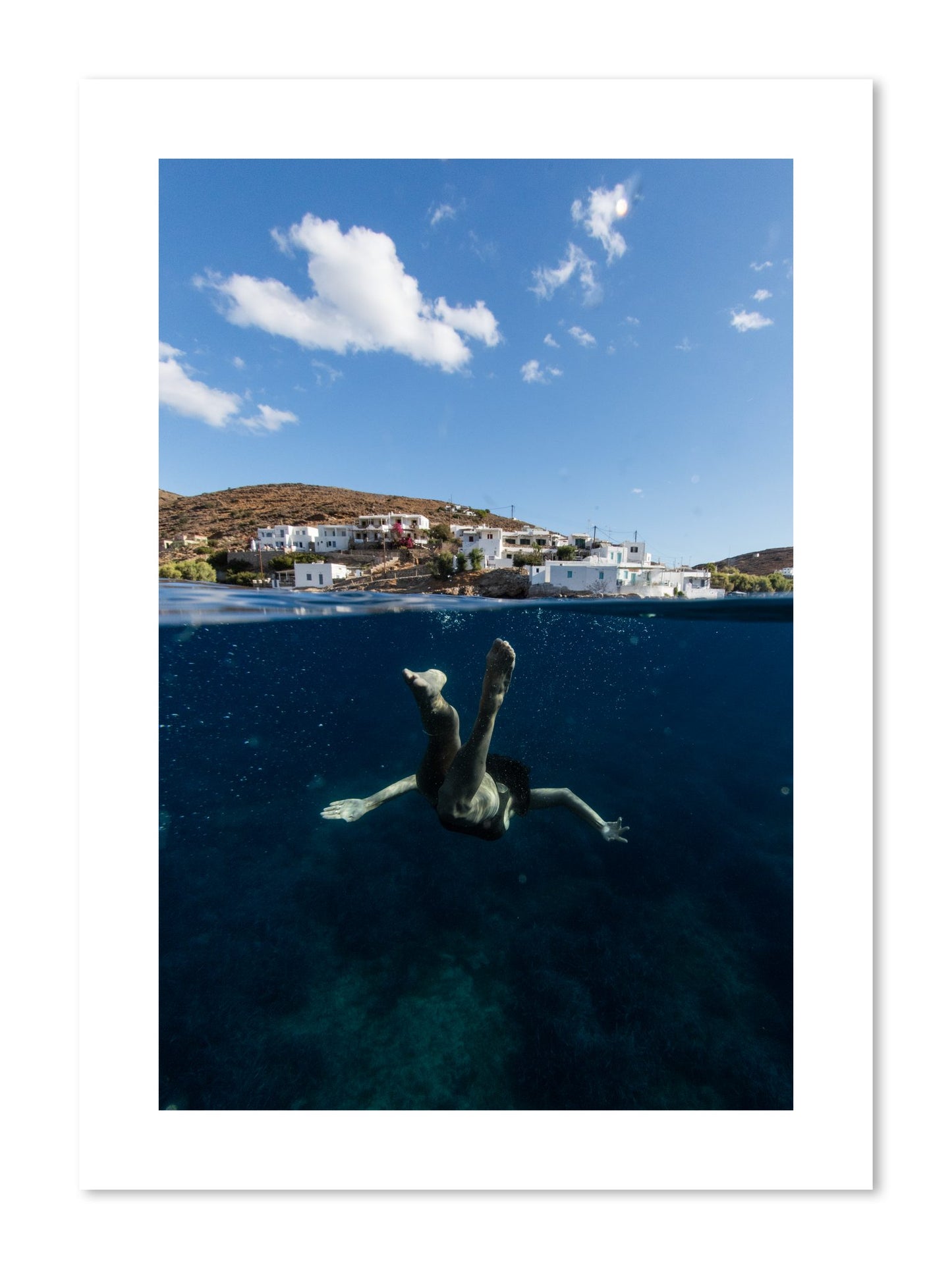 Fine art print of Split Sea by Dylan Ozanich, unframed