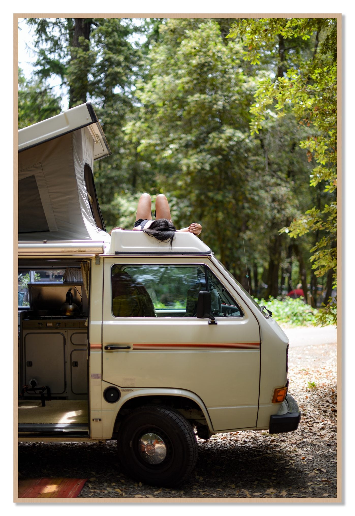 Standish Hicky by Dylan Ozanich, 48×72 Full Bleed Print in an Oak frame
