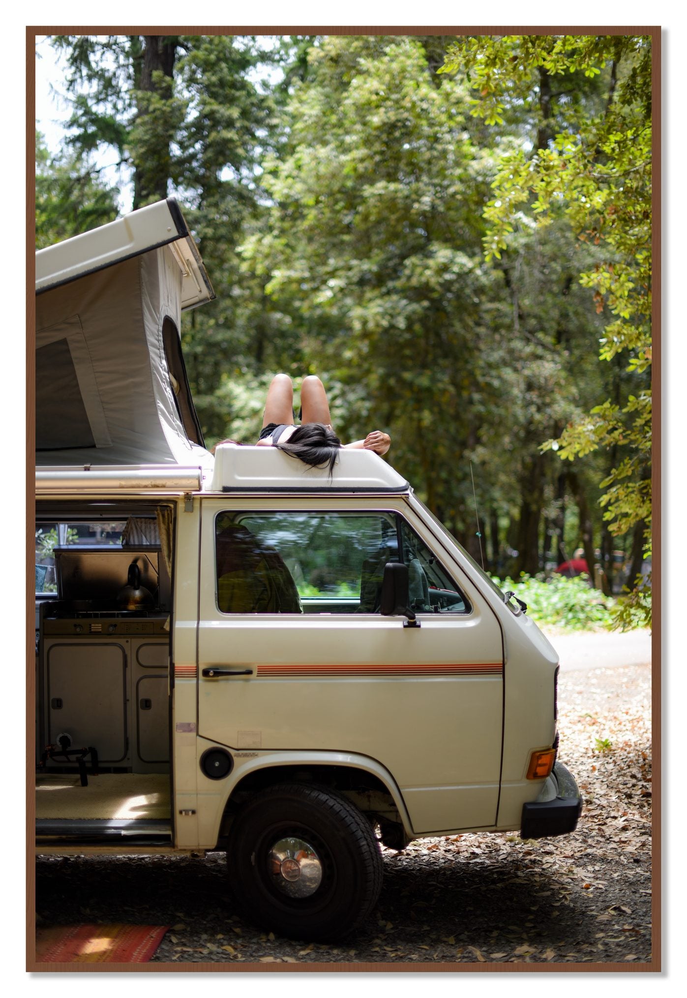 Standish Hicky by Dylan Ozanich, 48×72 Full Bleed Print in a Walnut frame
