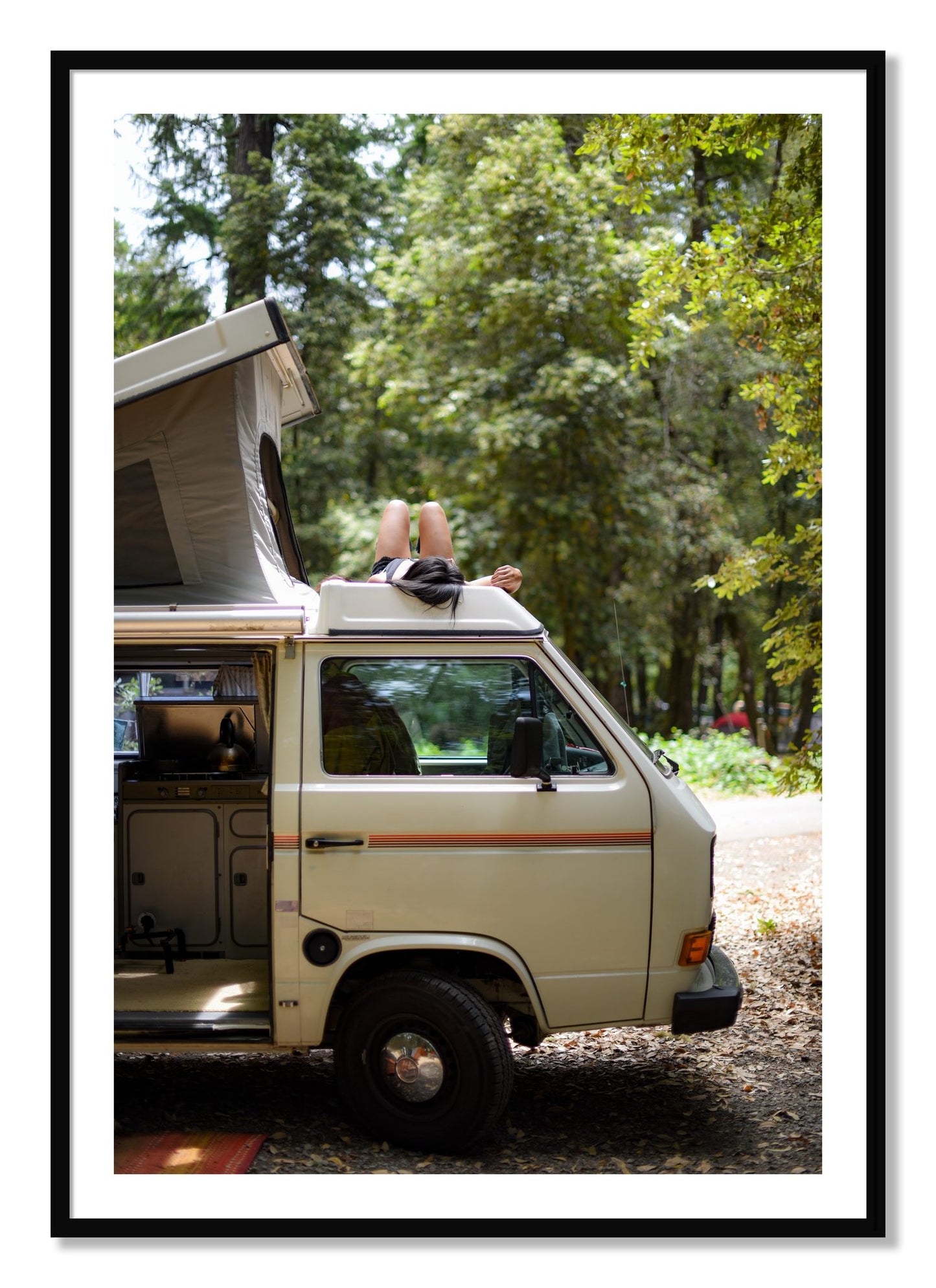 Framed photograph of Standish Hicky by Dylan Ozanich, Black frame, Borders