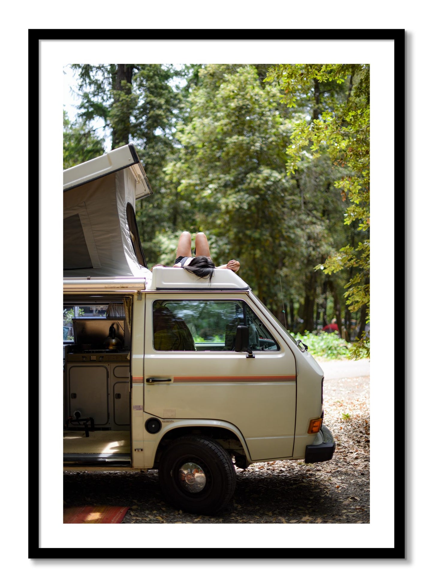 Framed photograph of Standish Hicky by Dylan Ozanich, Black frame, Borders