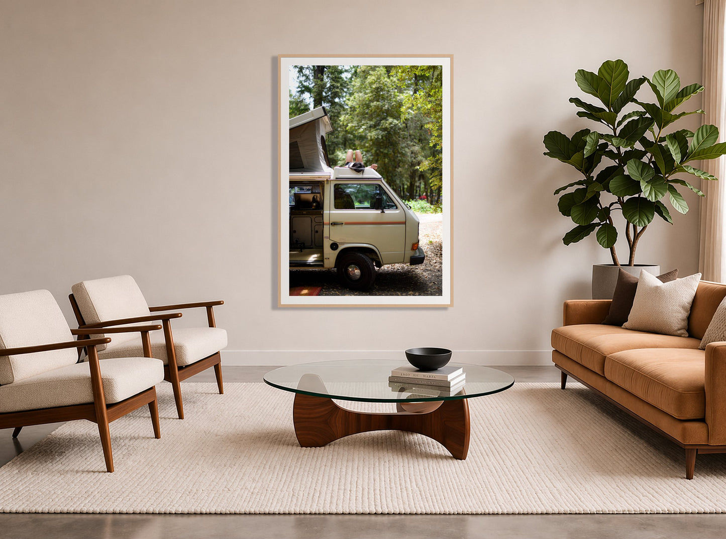 Framed photograph of Standish Hicky by Dylan Ozanich displayed on a wall