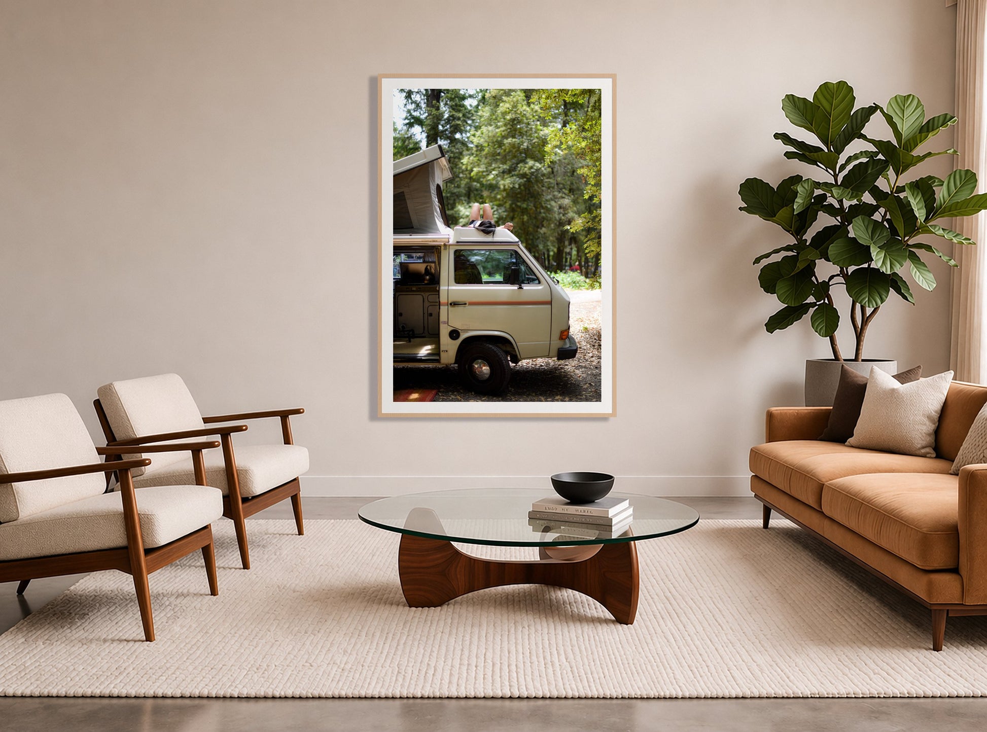 Framed photograph of Standish Hicky by Dylan Ozanich displayed on a wall
