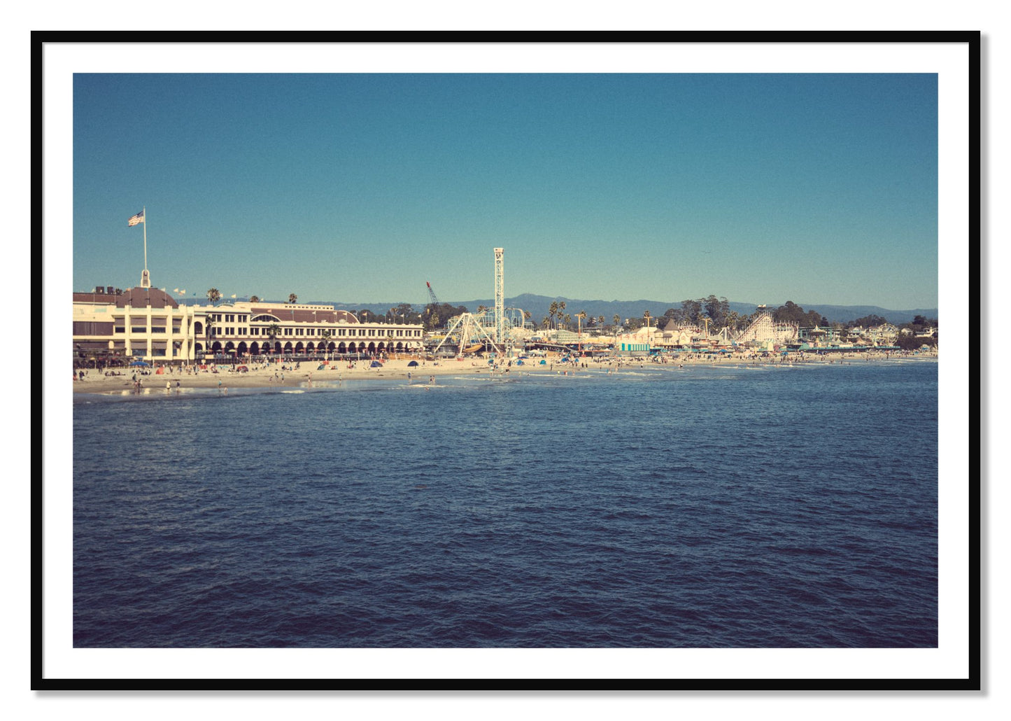Framed photograph of Summertime In California by Dylan Ozanich, Black frame, Borders