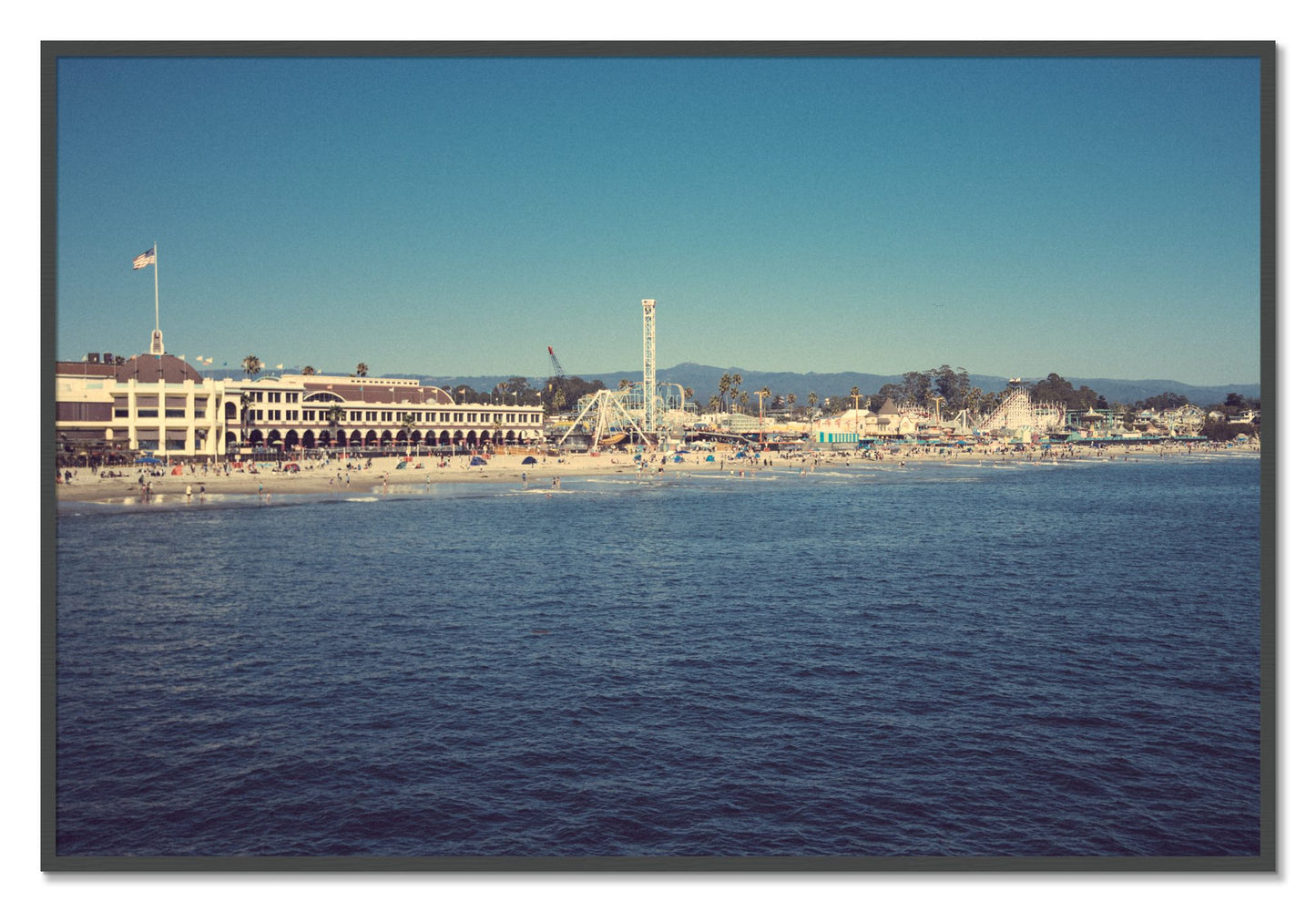 Framed photograph of Summertime In California by Dylan Ozanich, Grey frame, Full Bleed