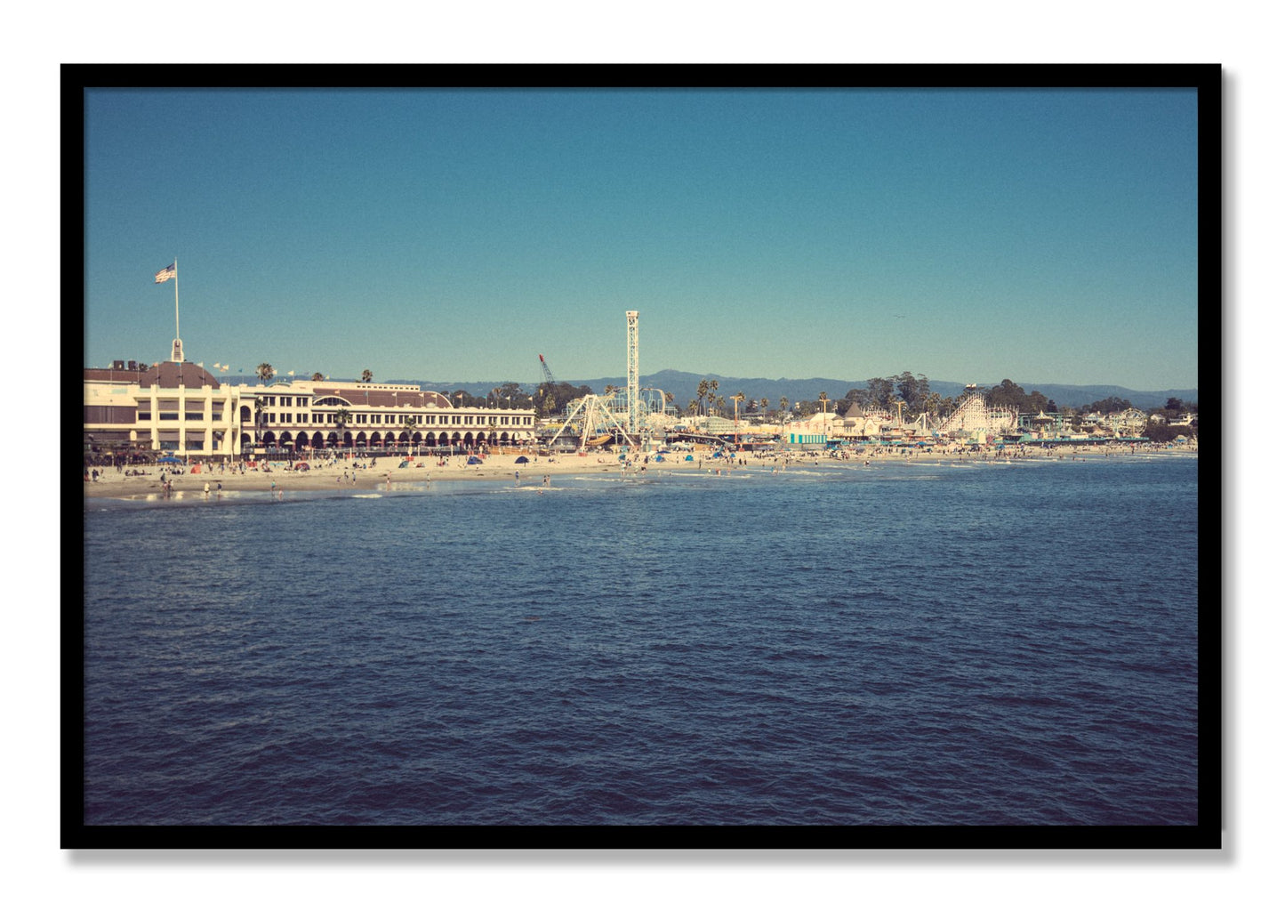 Framed photograph of Summertime In California by Dylan Ozanich, Black frame, Full Bleed