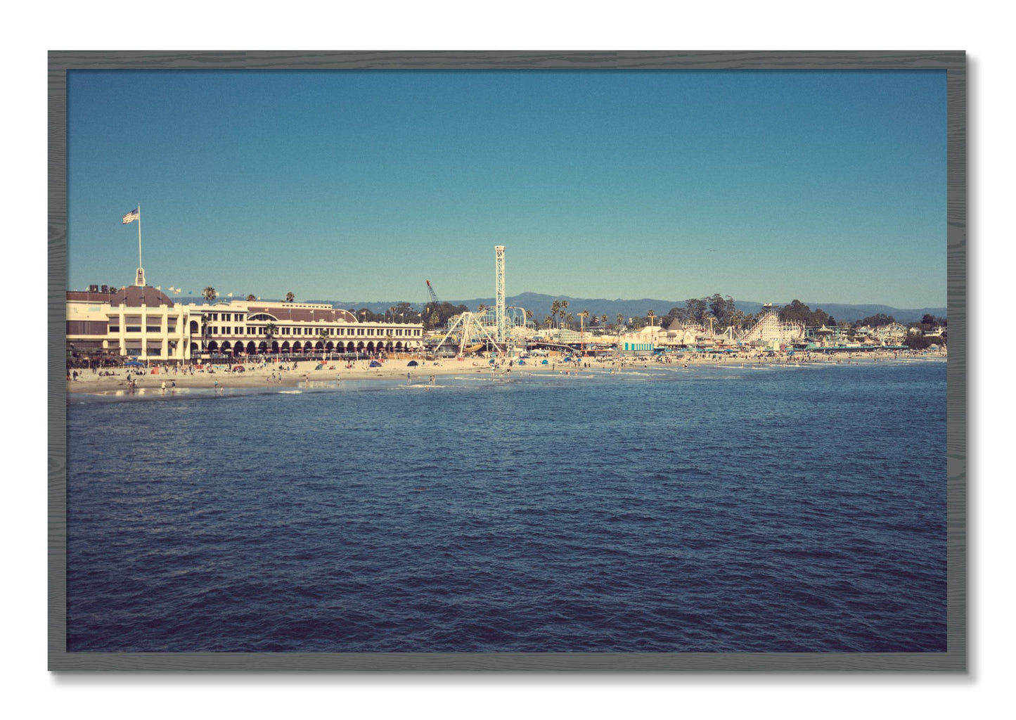 Framed photograph of Summertime In California by Dylan Ozanich, Grey frame, Full Bleed