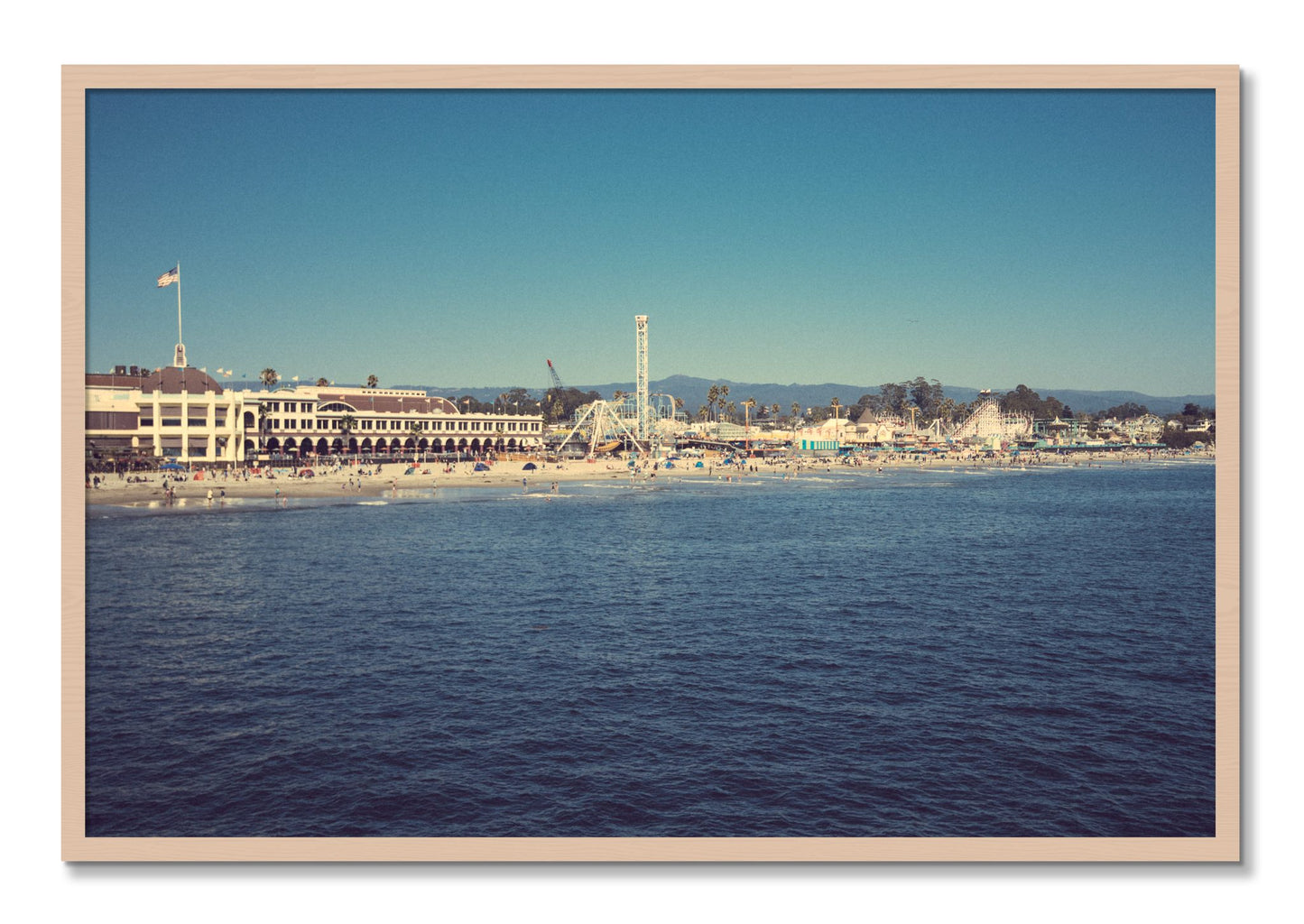 Framed photograph of Summertime In California by Dylan Ozanich, Maple frame, Full Bleed