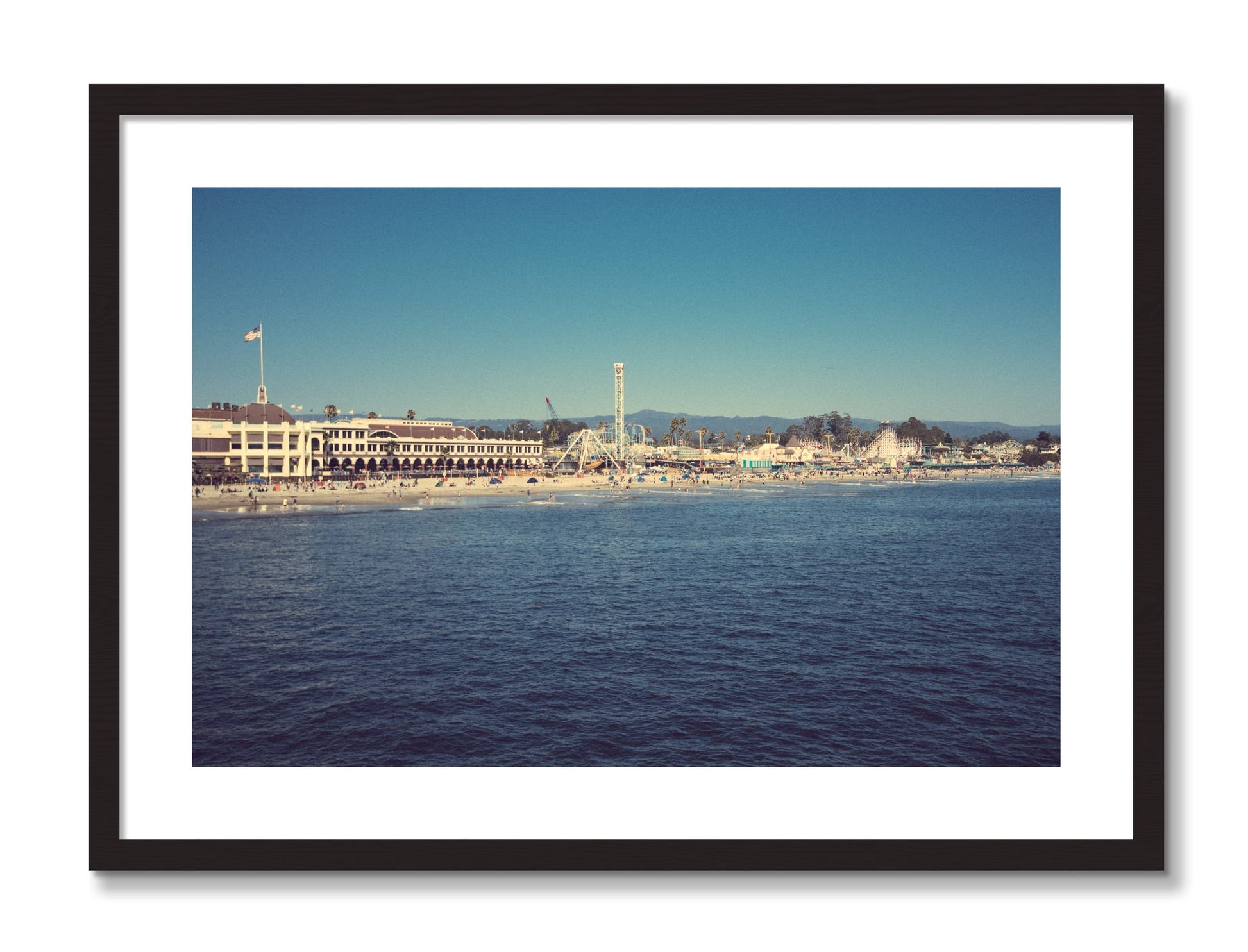 Framed photograph of Summertime In California by Dylan Ozanich, Black frame, Borders