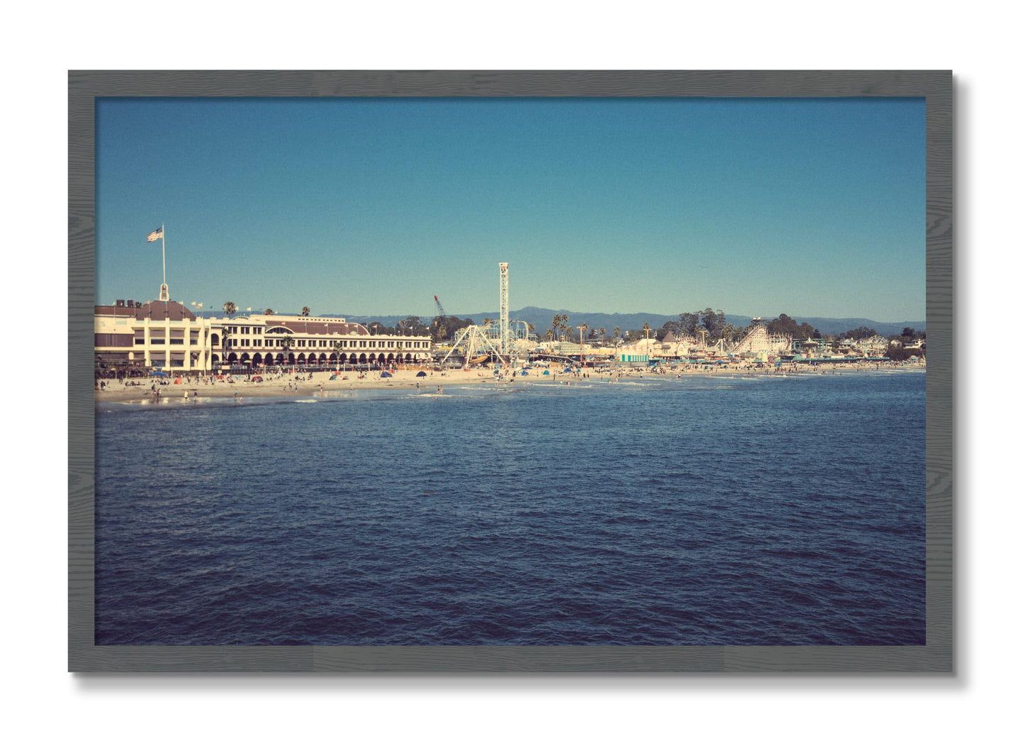 Framed photograph of Summertime In California by Dylan Ozanich, Grey frame, Full Bleed