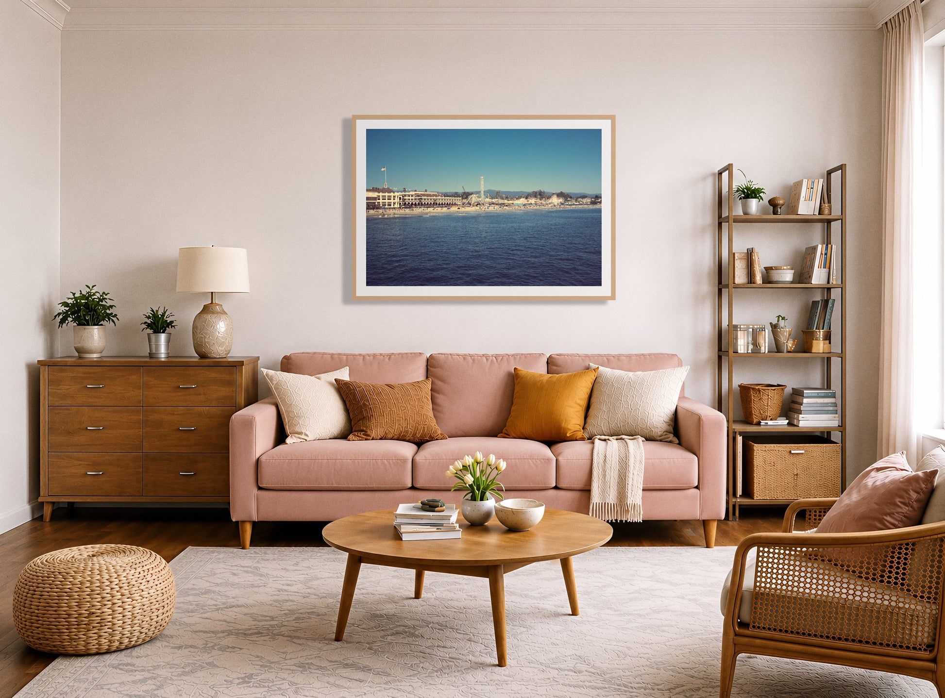Framed photograph of Summertime In California by Dylan Ozanich displayed on a wall