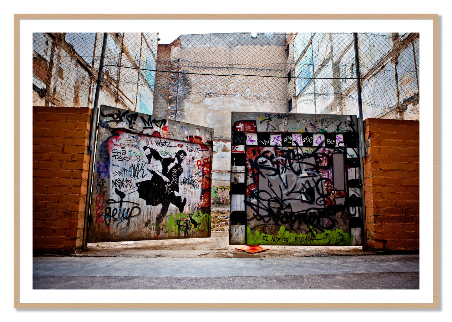 Framed photograph of The Dance by Dylan Ozanich, Oak frame, Borders
