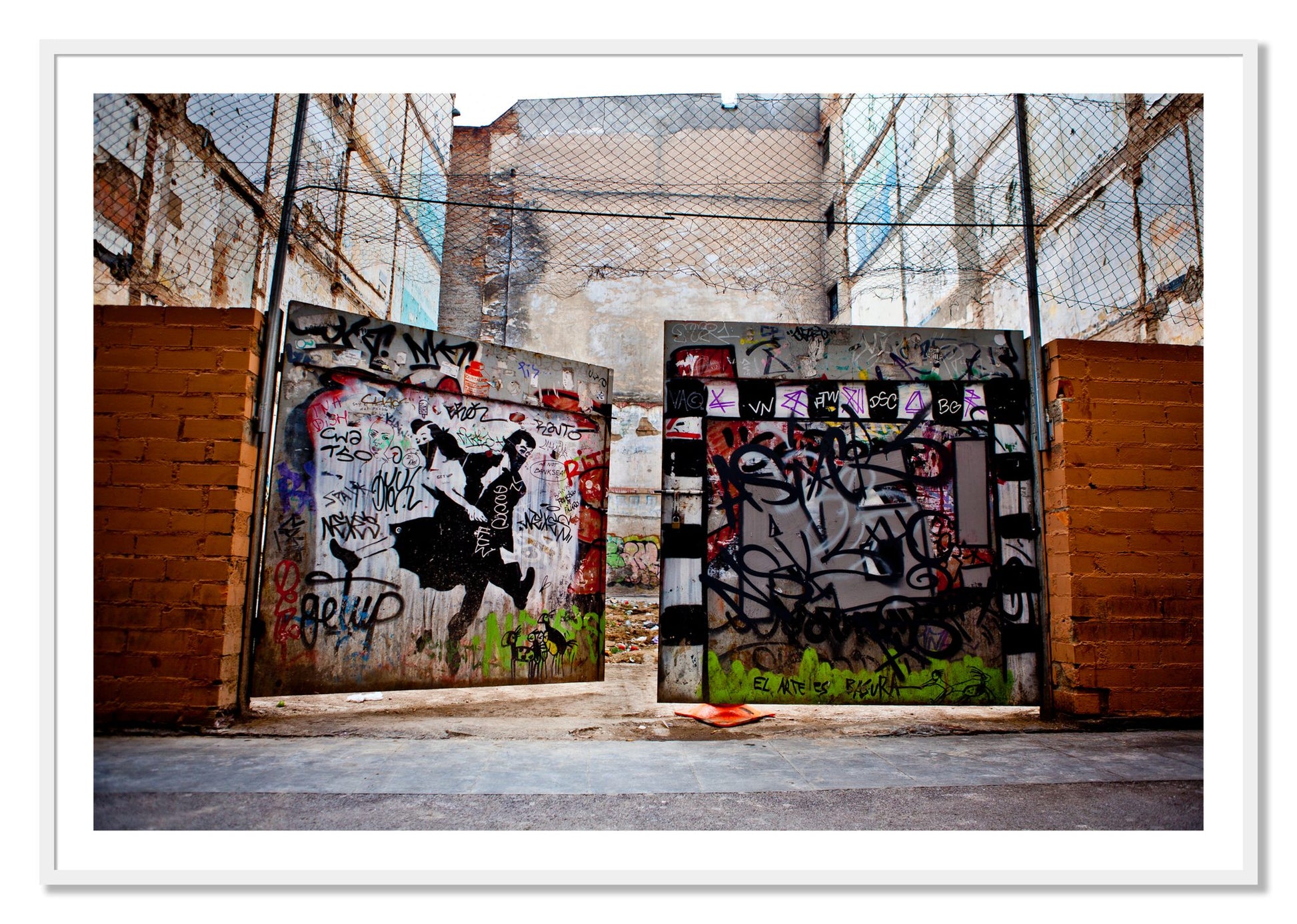 Framed photograph of The Dance by Dylan Ozanich, White frame, Borders