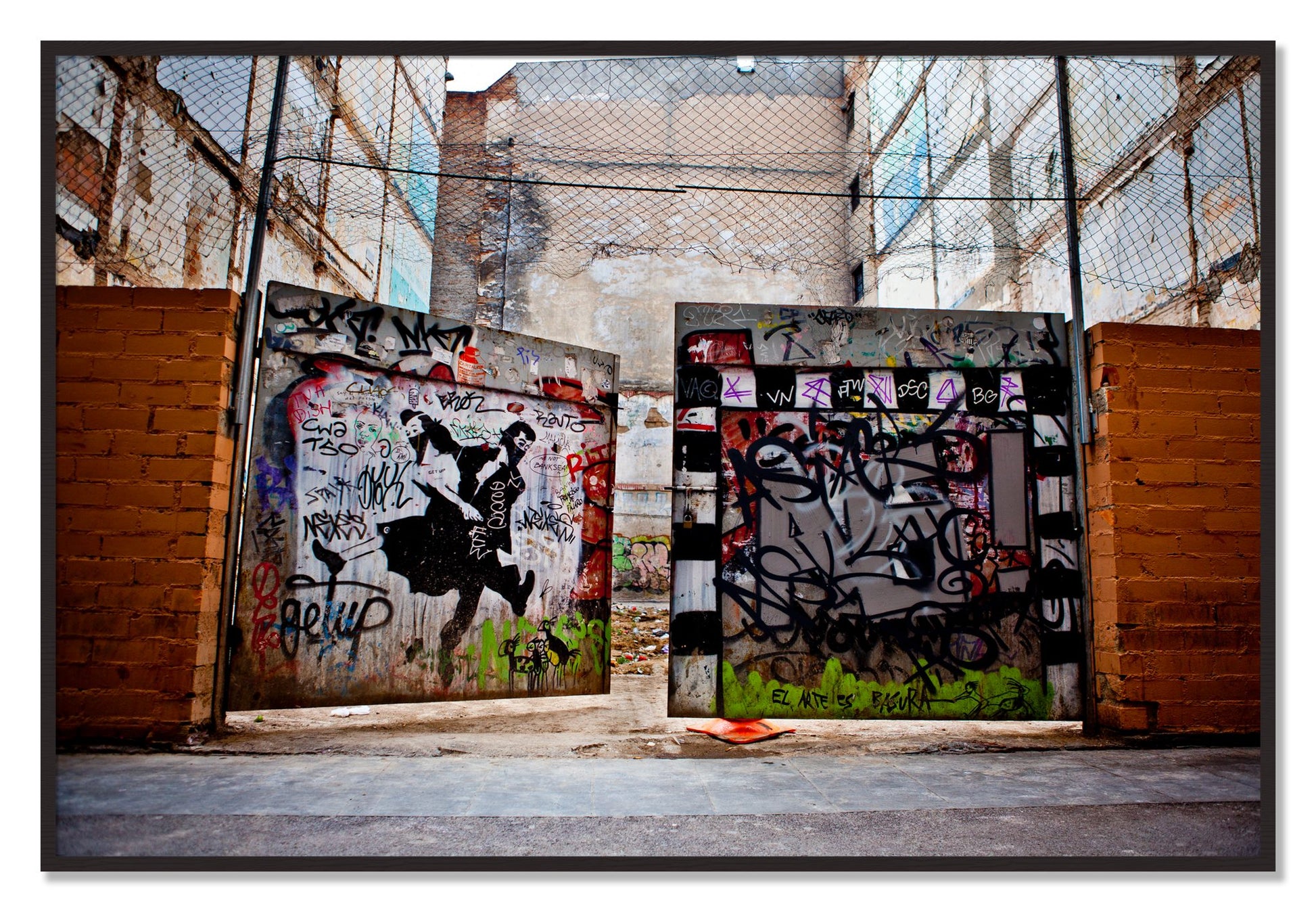 Framed photograph of The Dance by Dylan Ozanich, Black Walnut frame, Full Bleed