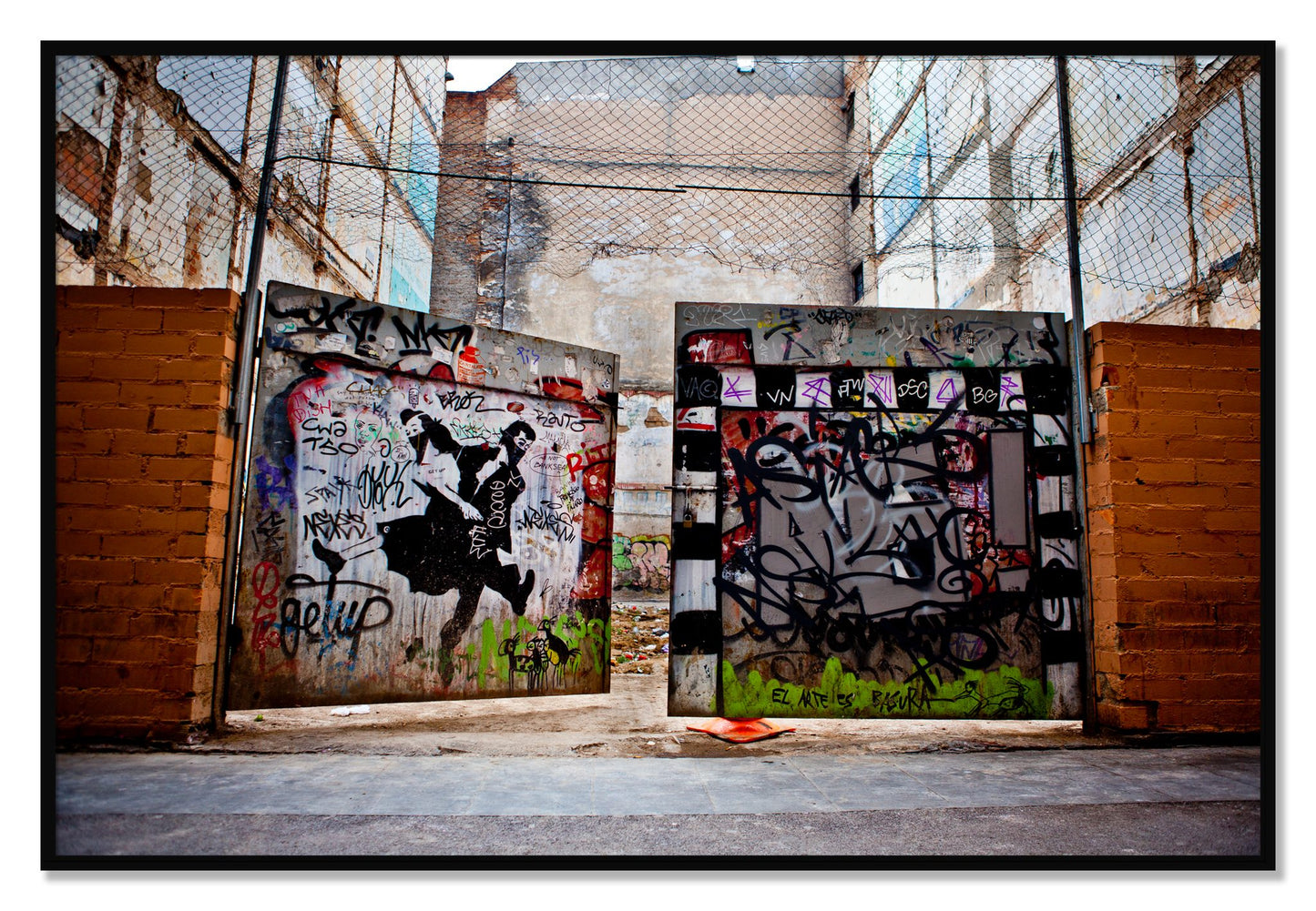 Framed photograph of The Dance by Dylan Ozanich, Black frame, Full Bleed