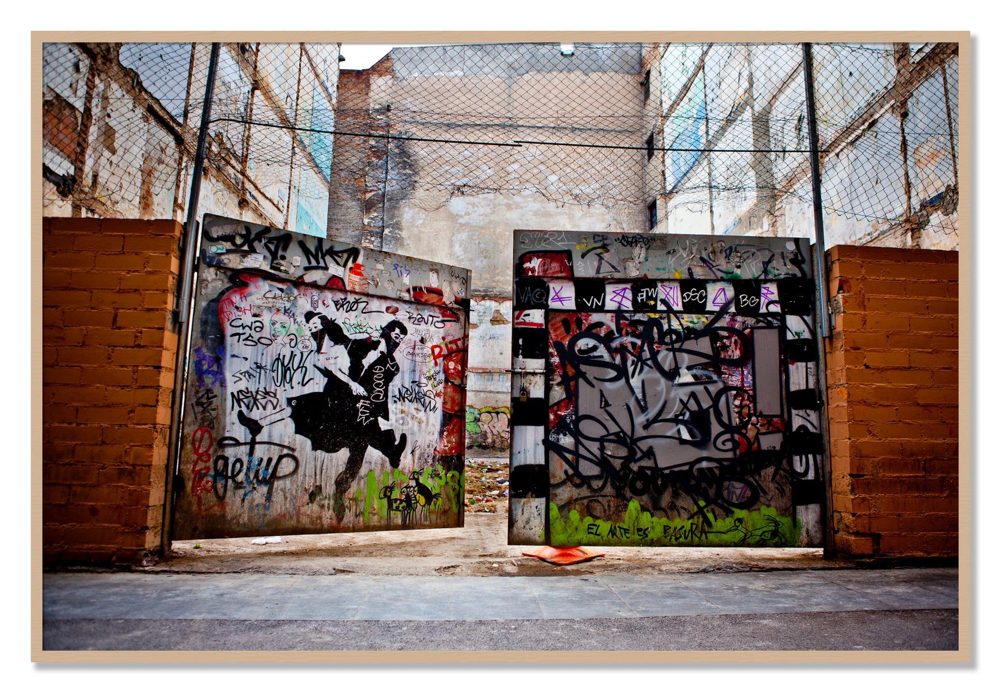 Framed photograph of The Dance by Dylan Ozanich, Oak frame, Full Bleed