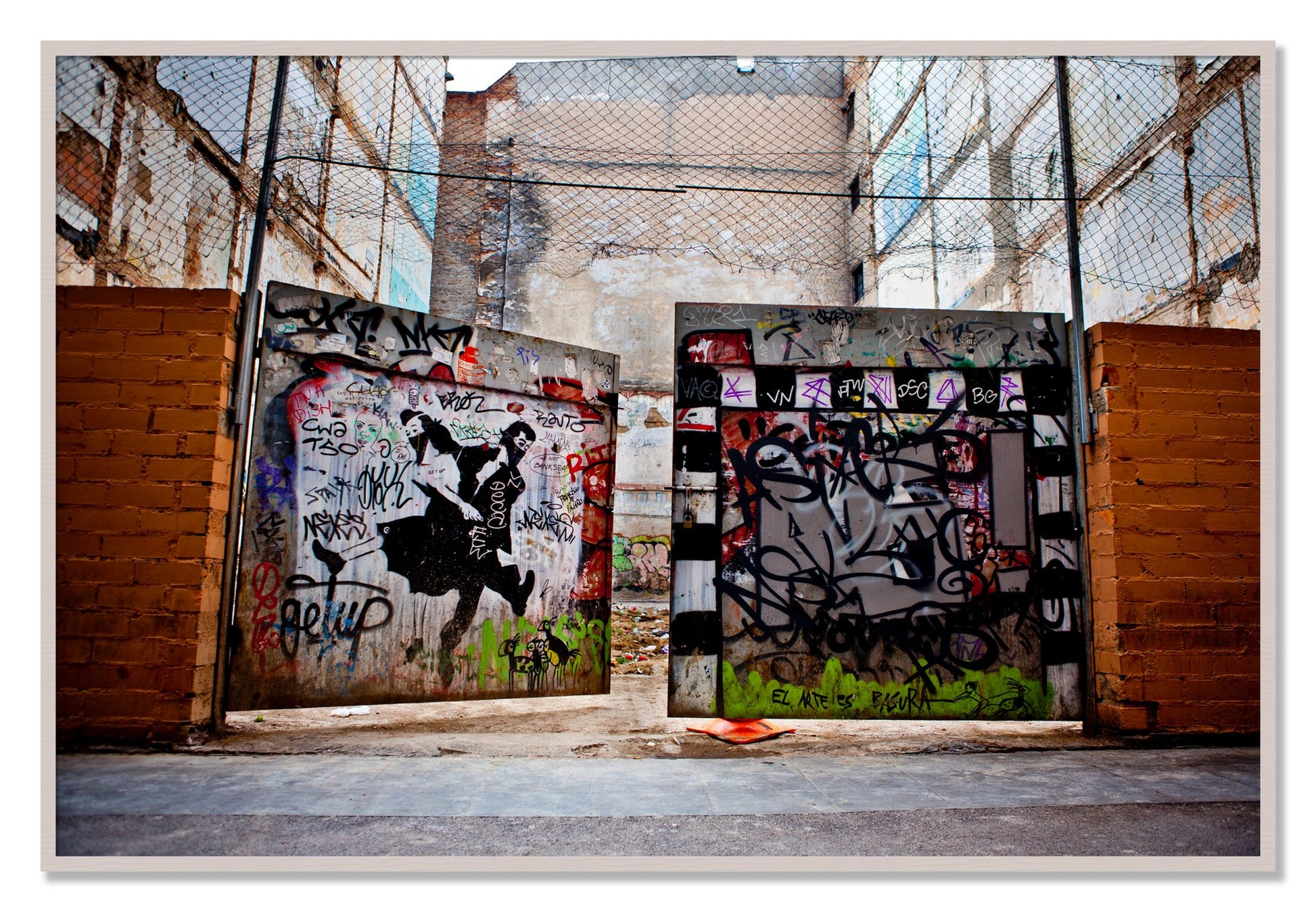 Framed photograph of The Dance by Dylan Ozanich, White Maple frame, Full Bleed