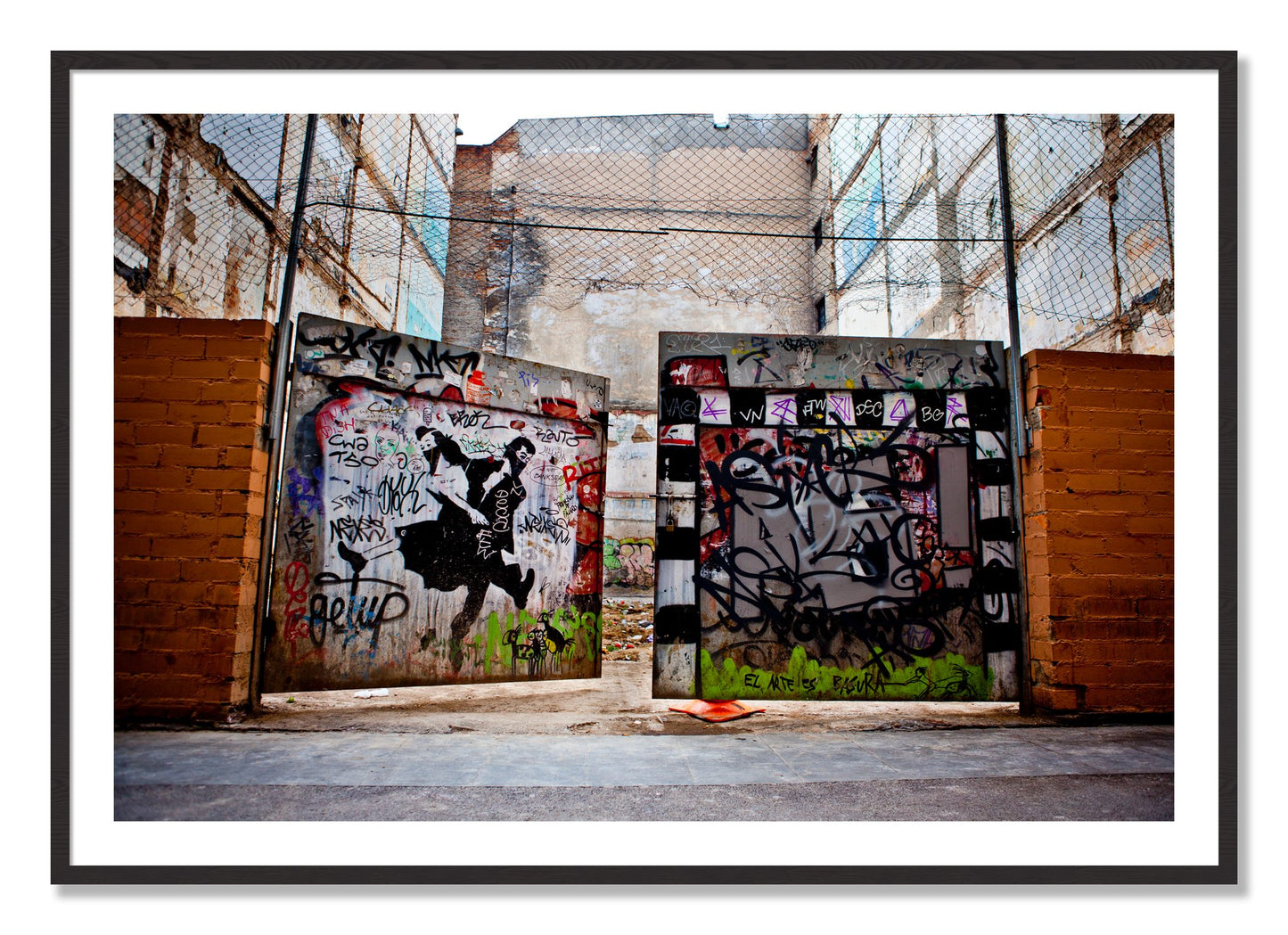 Framed photograph of The Dance by Dylan Ozanich, Black Walnut frame, Borders