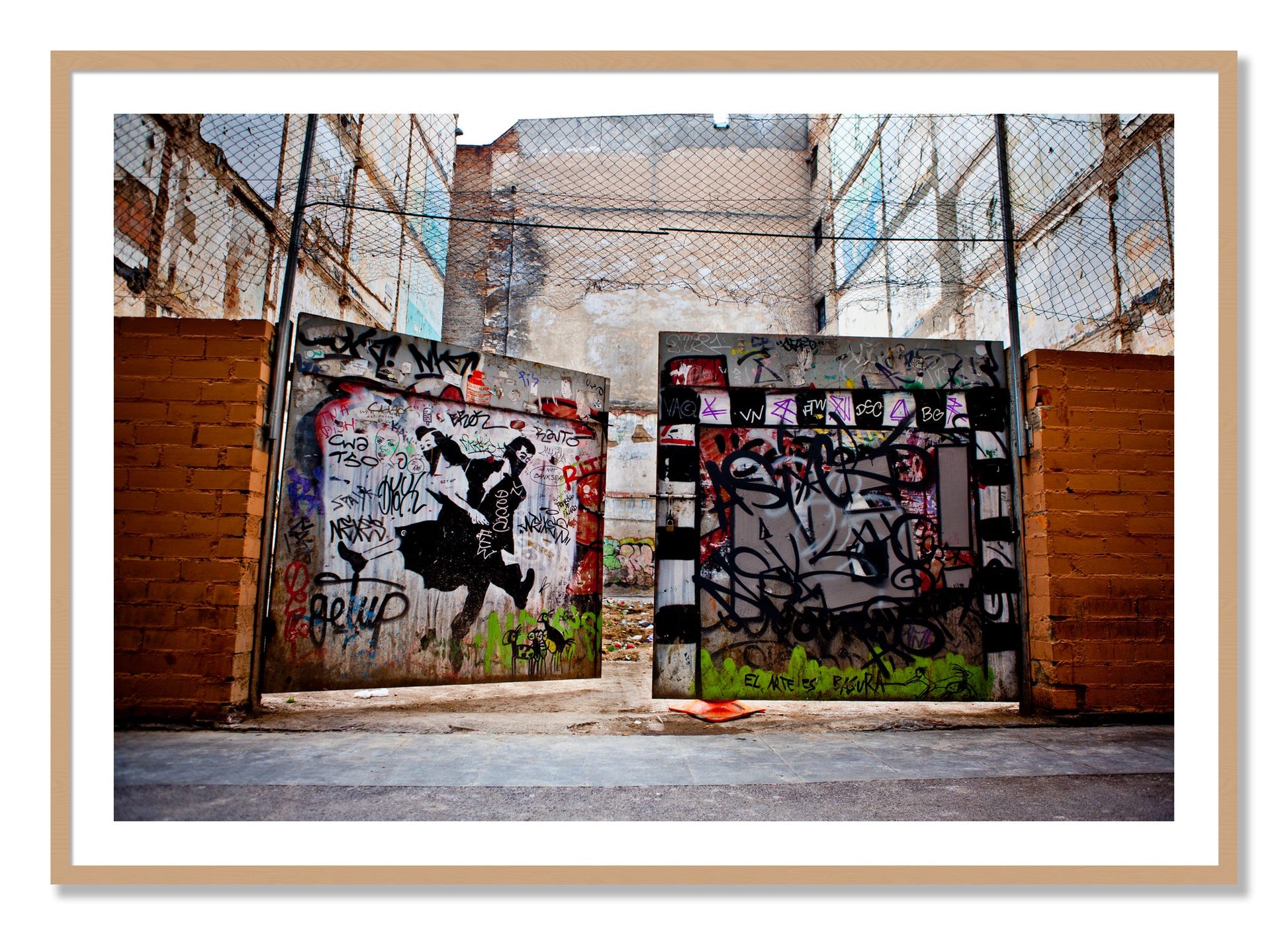 Framed photograph of The Dance by Dylan Ozanich, Oak frame, Borders