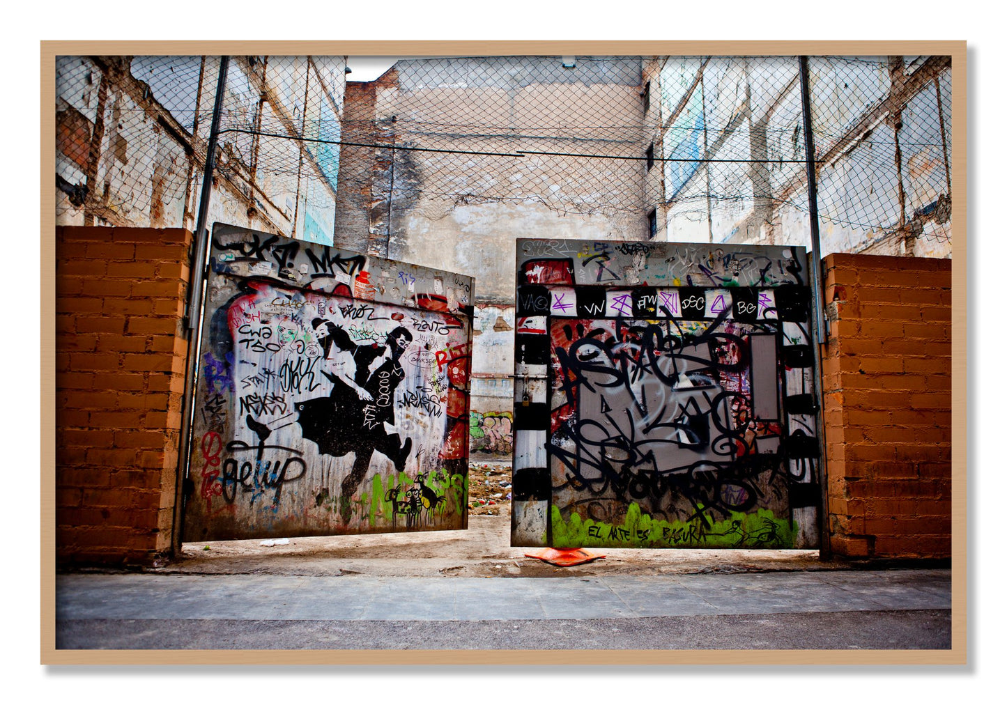 Framed photograph of The Dance by Dylan Ozanich, Oak frame, Full Bleed