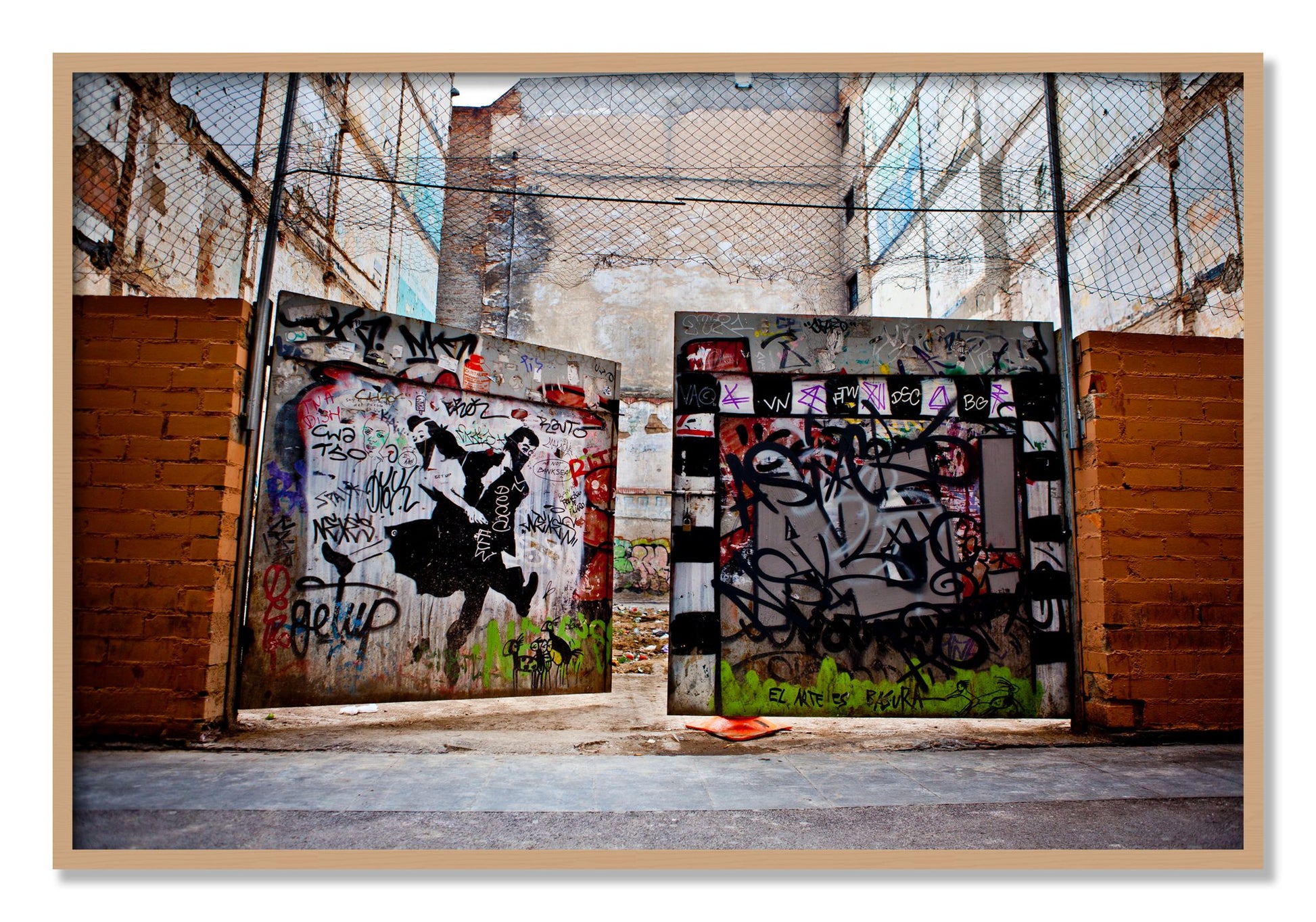 Framed photograph of The Dance by Dylan Ozanich, Oak frame, Full Bleed