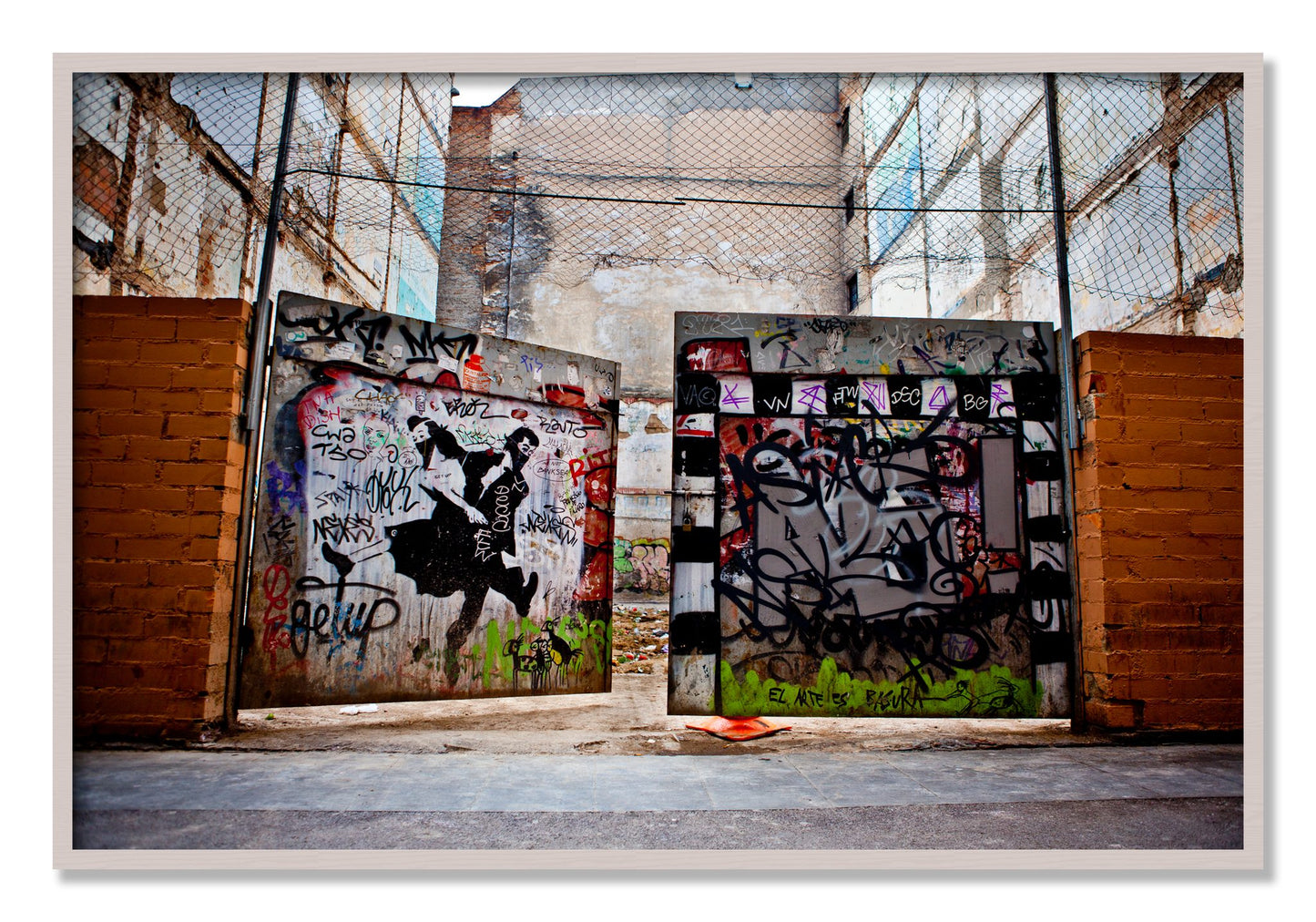 Framed photograph of The Dance by Dylan Ozanich, White Maple frame, Full Bleed