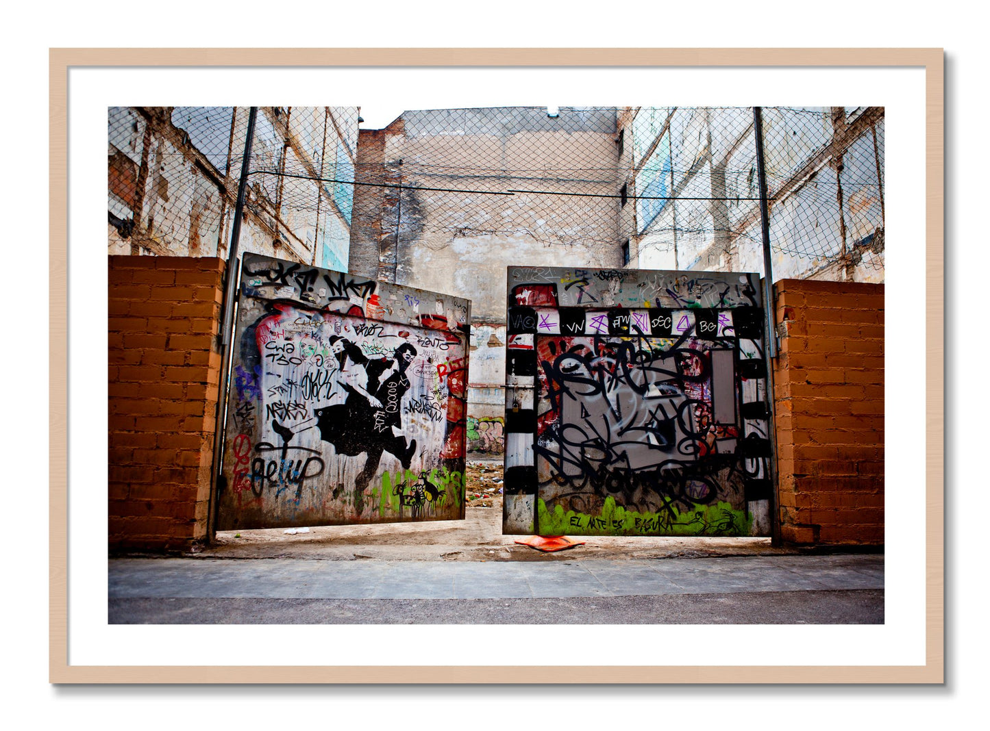 Framed photograph of The Dance by Dylan Ozanich, Maple frame, Borders