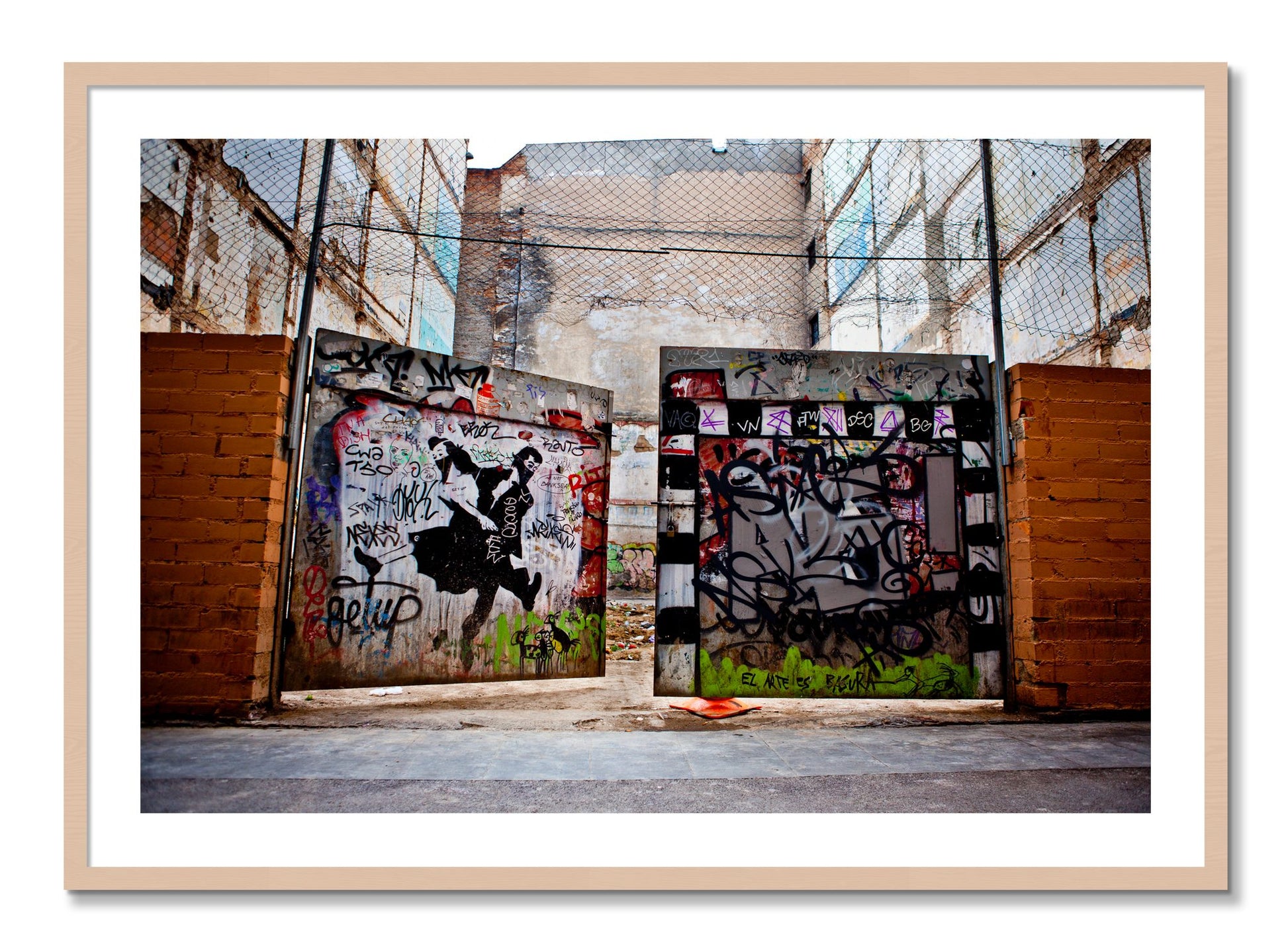 Framed photograph of The Dance by Dylan Ozanich, Maple frame, Borders